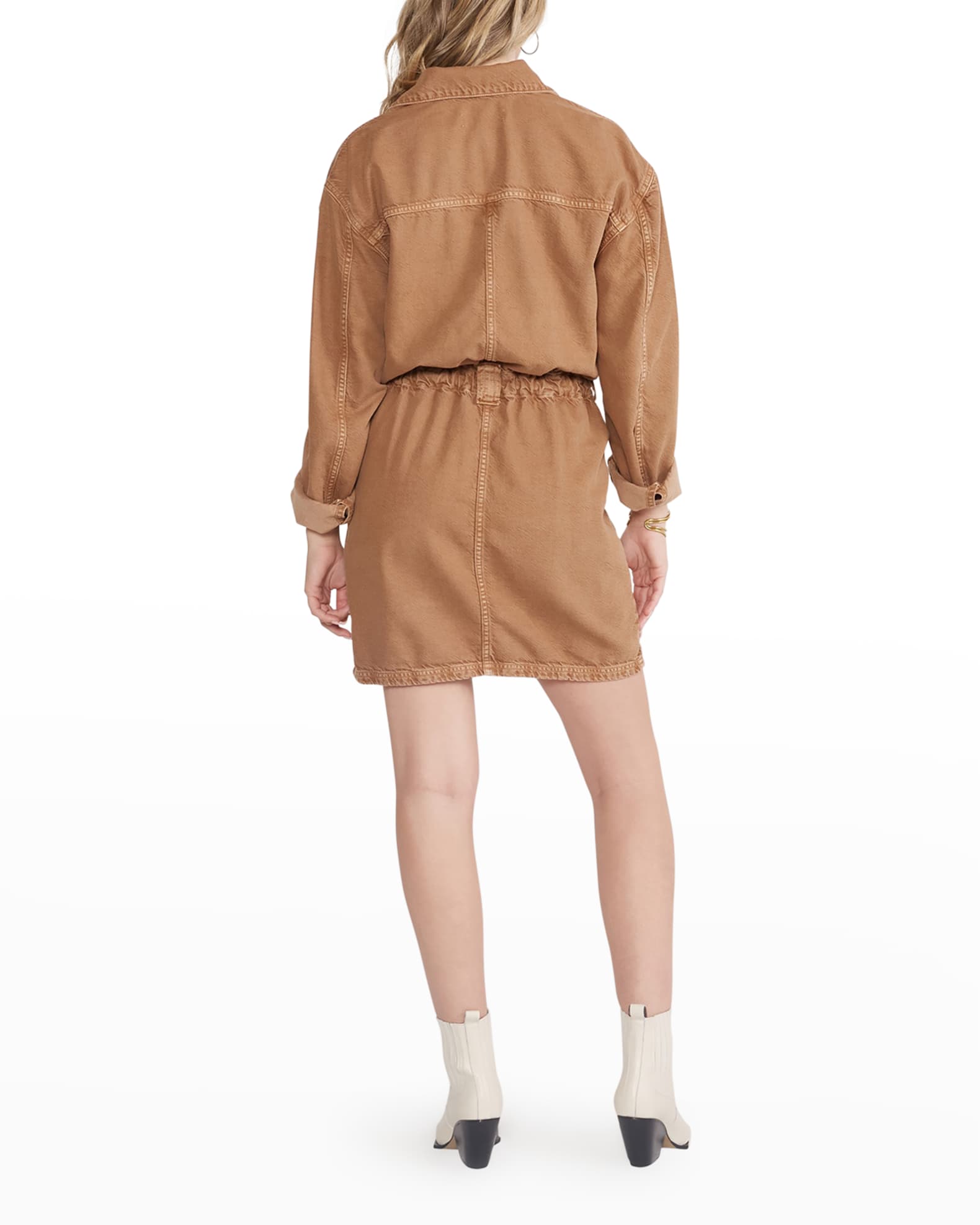 ETICA Laurel Organic Twill Utility Dress Neiman Marcus