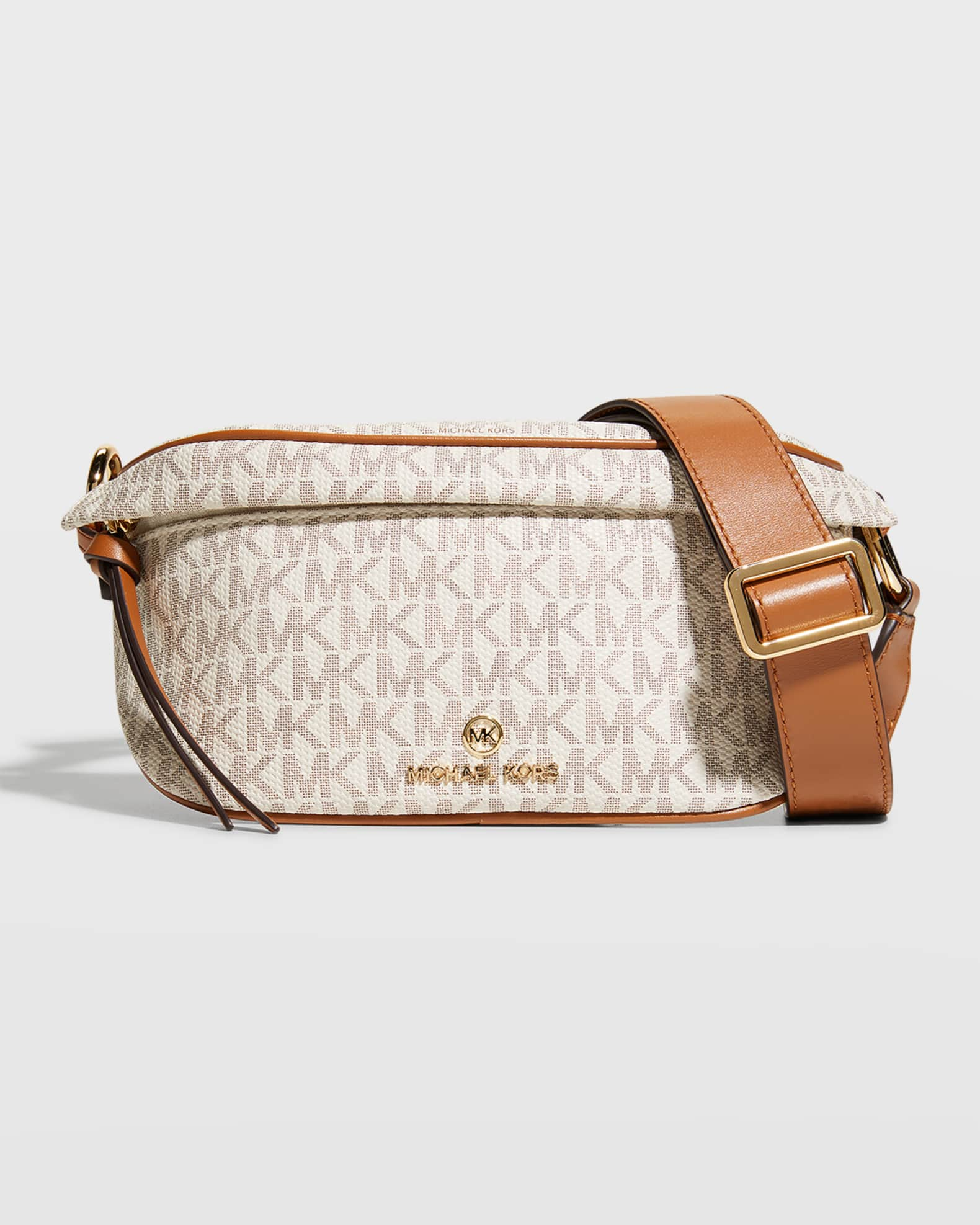 Michael Kors Women's Slater XS Sling Bag - Vanilla/Acorn