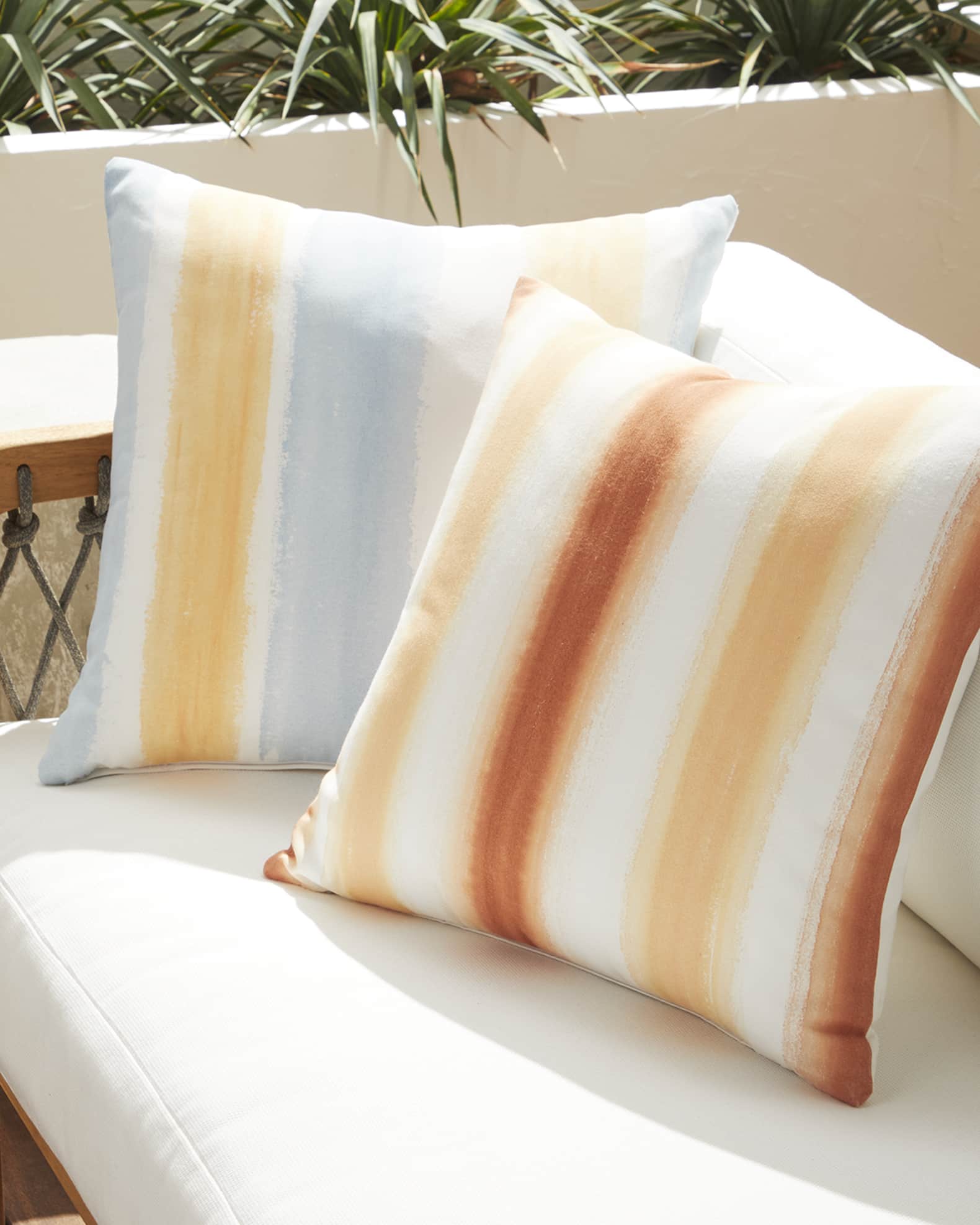 Eastern Accents Talbot Handpainted Decorative Pillow Neiman Marcus