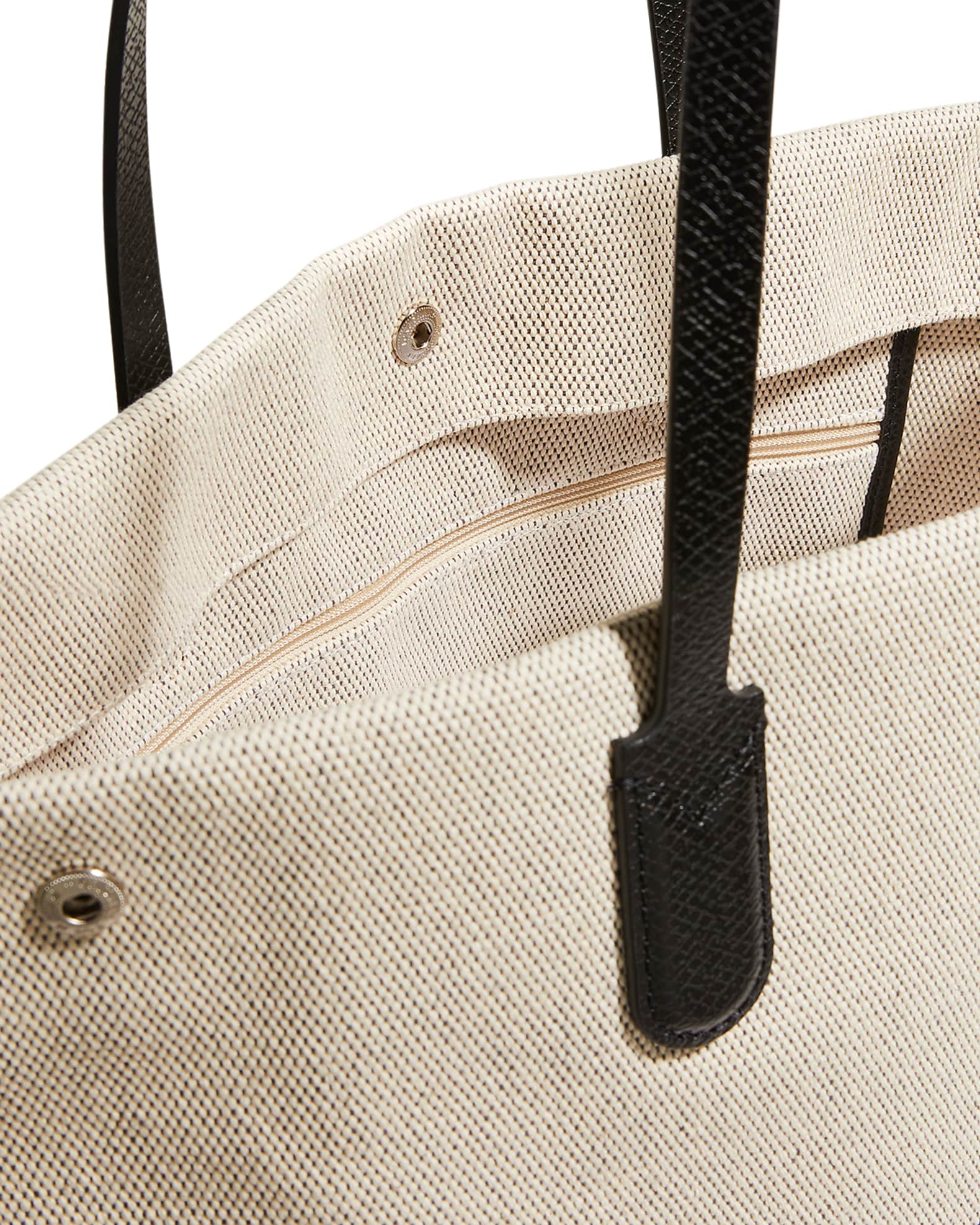 Longchamp Horse Logo Essential Canvas Tote Bag | Neiman Marcus 