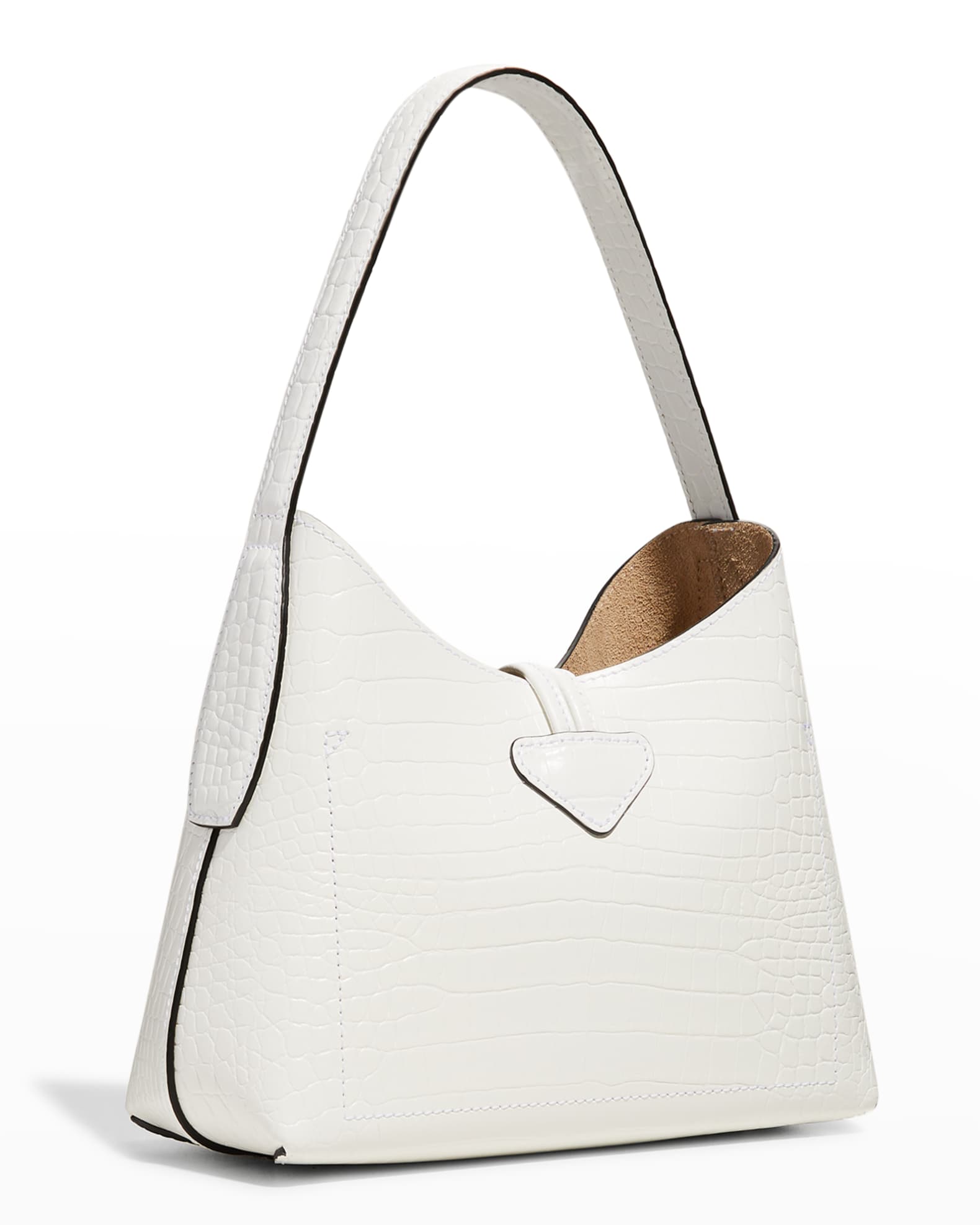 Longchamp Roseau XS CrocEmbossed Hobo Bag Neiman Marcus