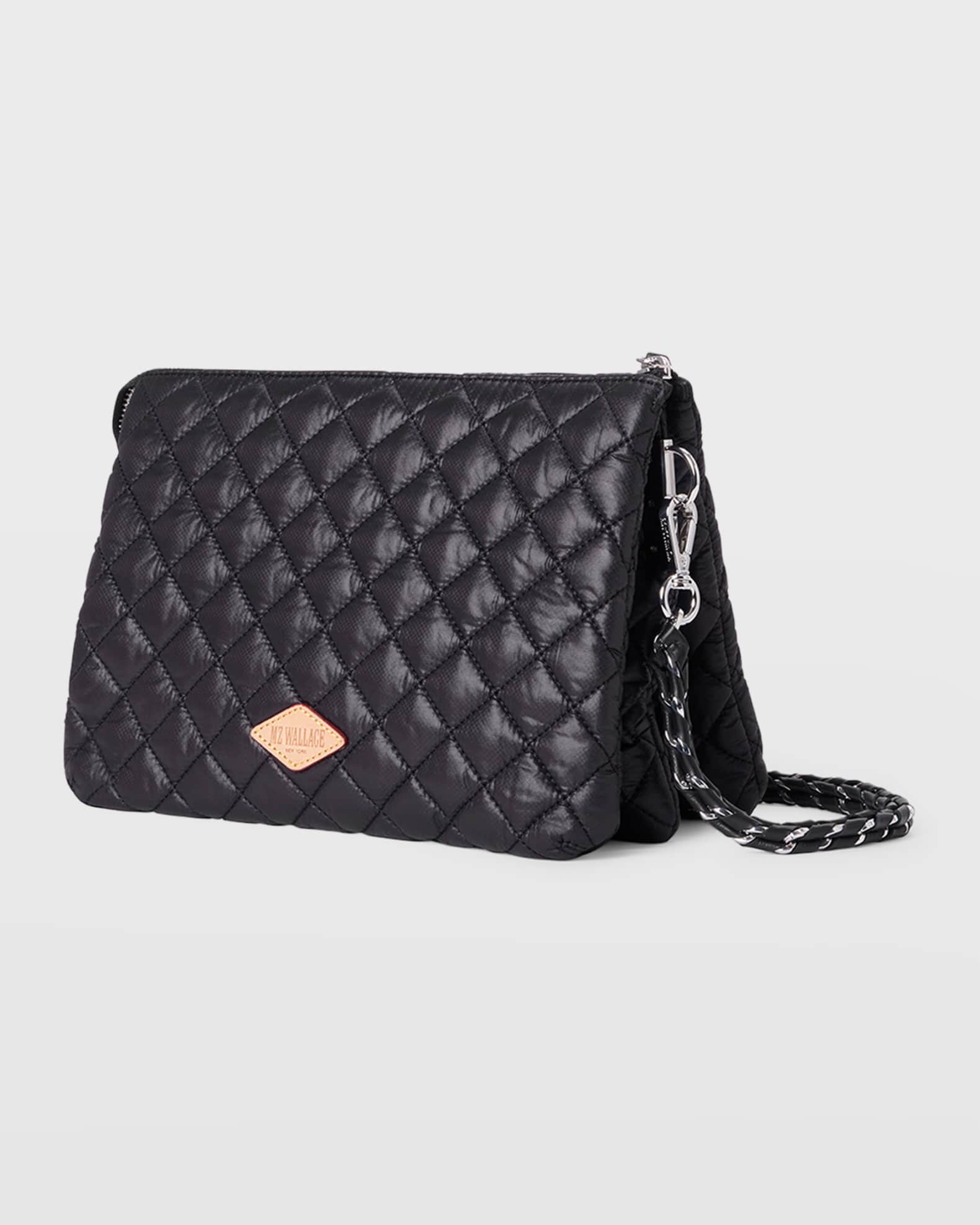 MZ WALLACE Pippa Large Quilted Zip Crossbody Bag | Neiman Marcus