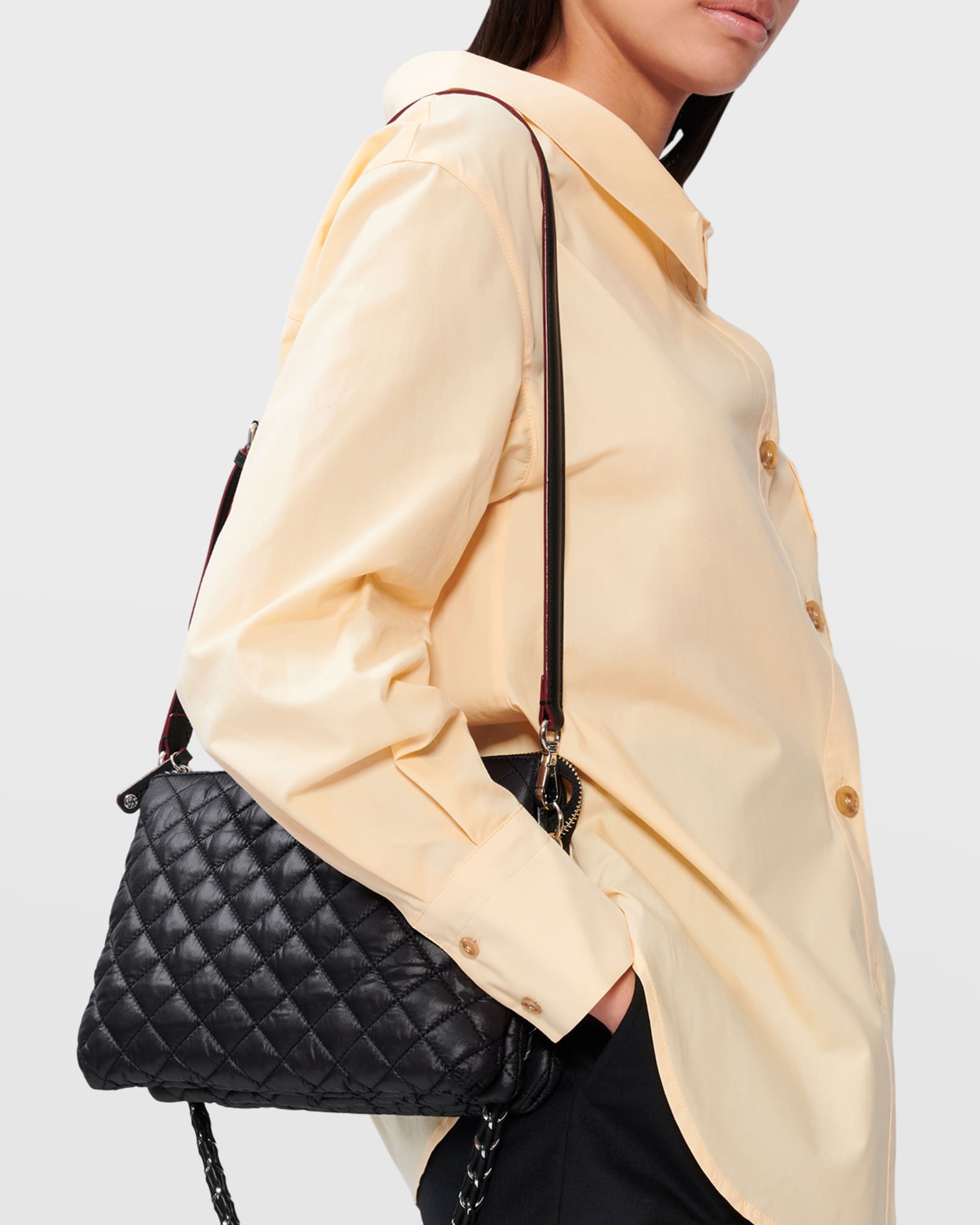 MZ WALLACE Pippa Large Quilted Zip Crossbody Bag Neiman Marcus