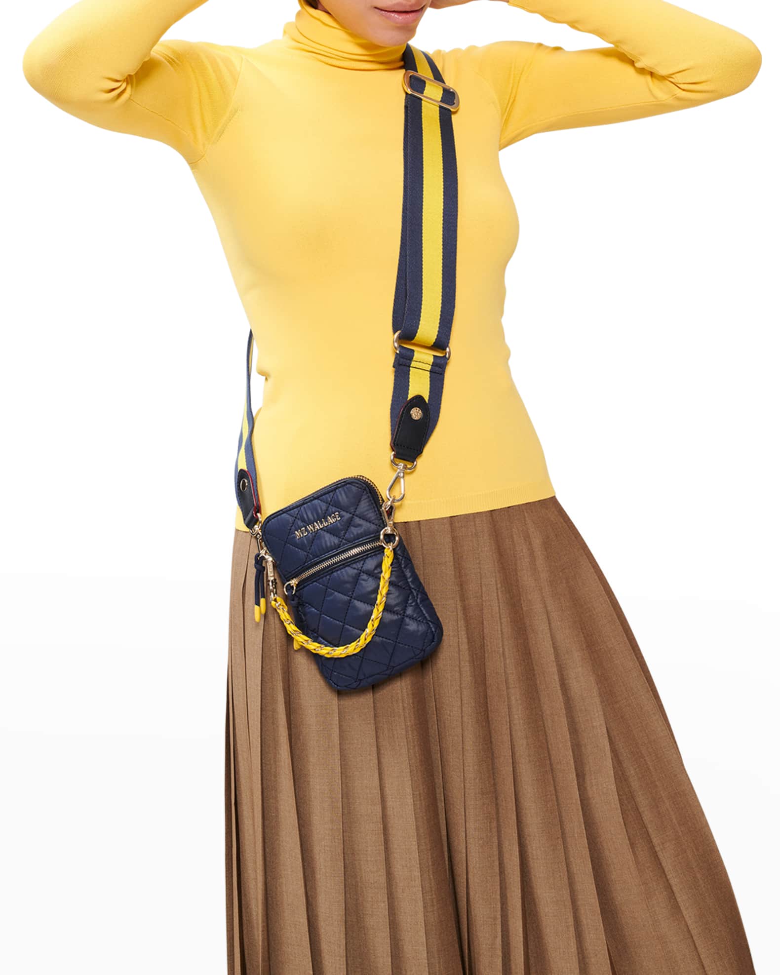 MZ WALLACE Crosby Micro Quilted Nylon Crossbody Bag Neiman Marcus