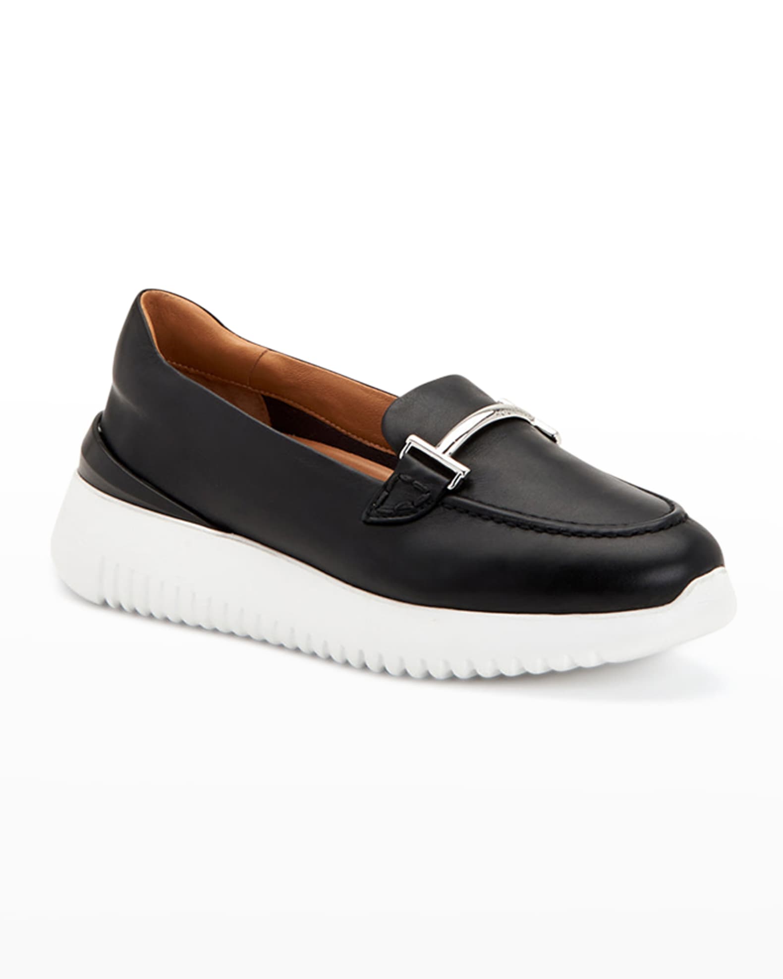 Aquatalia Callee Suede Sneaker Loafers Neiman Marcus