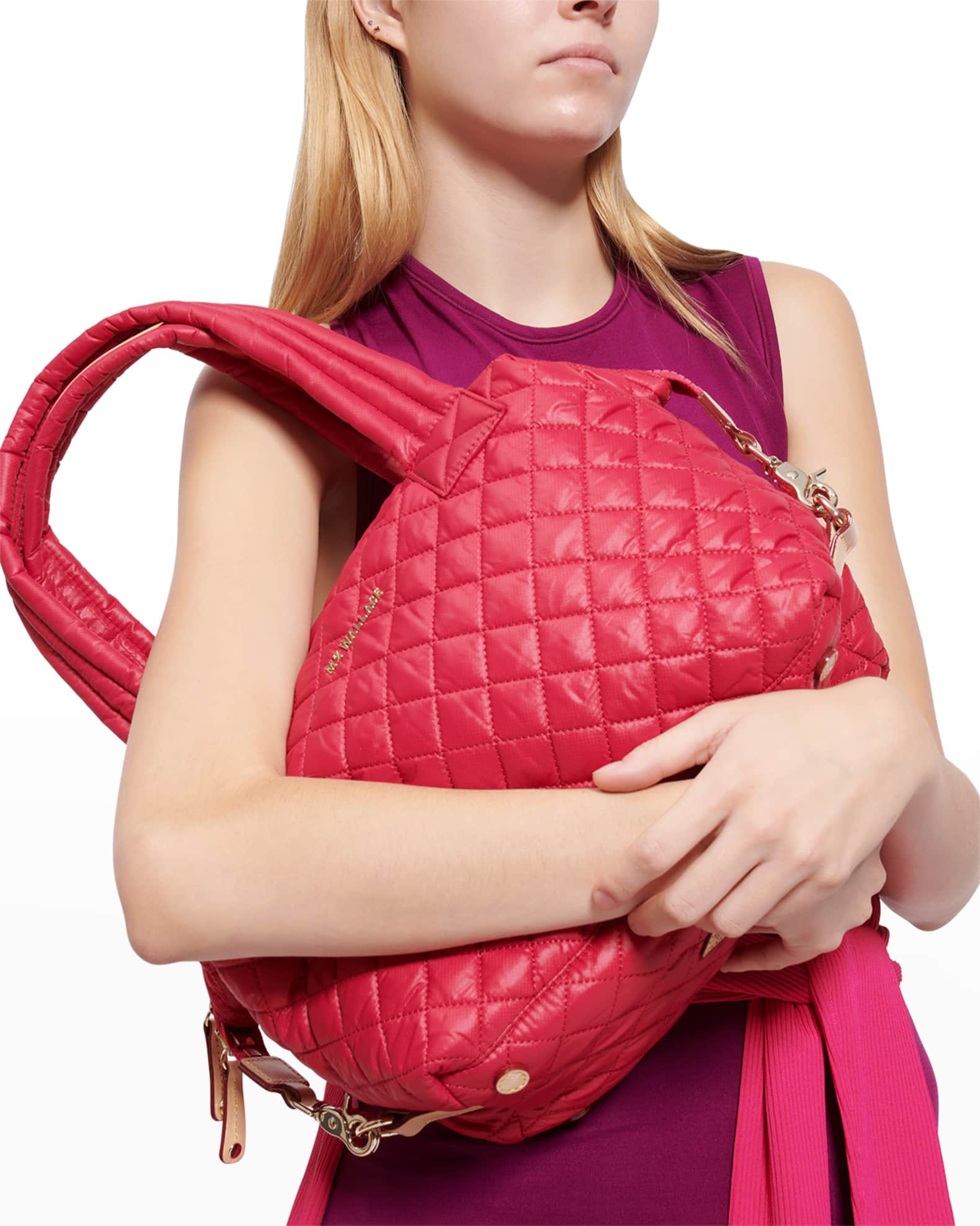 MZ WALLACE Sutton Deluxe Medium Nylon Crossbody Bag Neiman Marcus