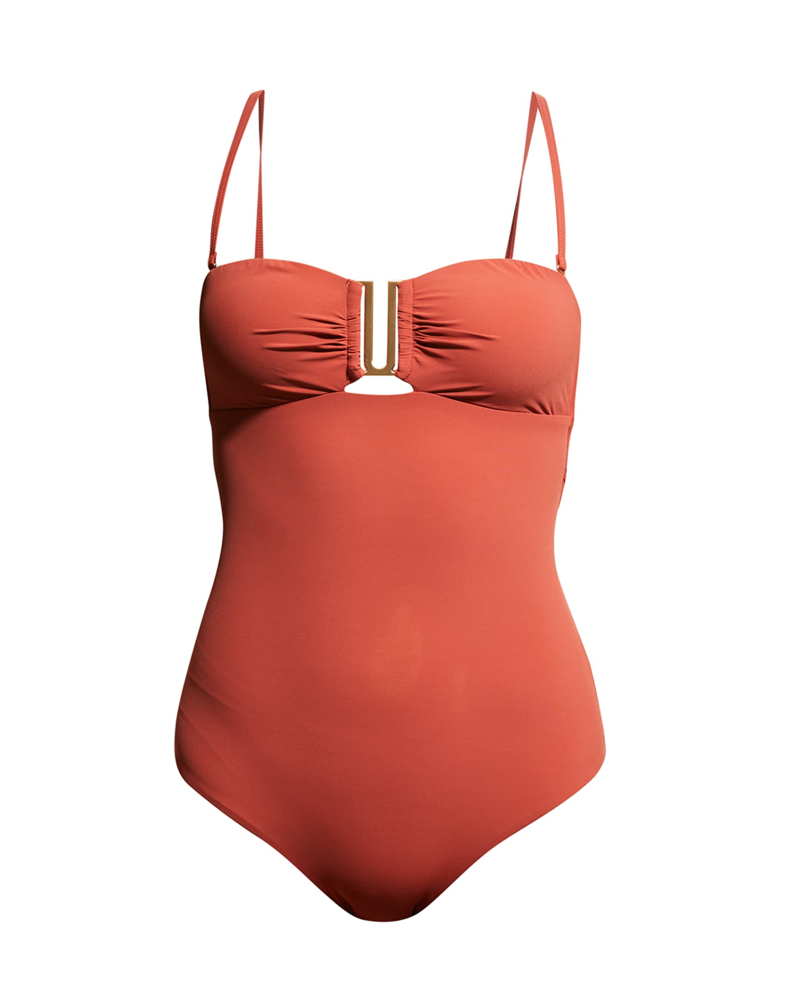 JETS Australia Jetset Bandeau OnePiece Swimsuit Neiman Marcus