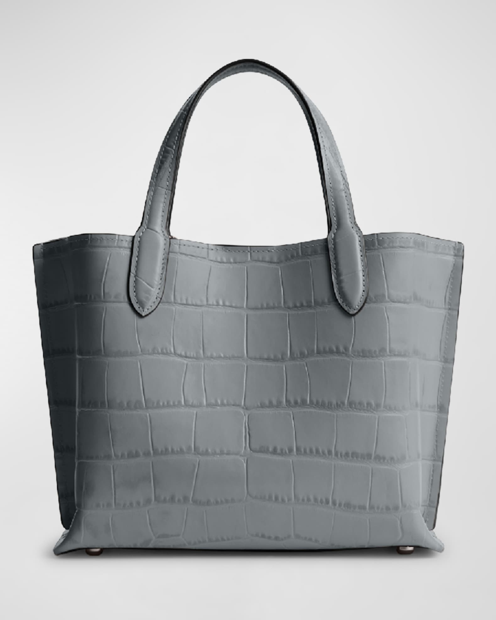 Grey croc online bag