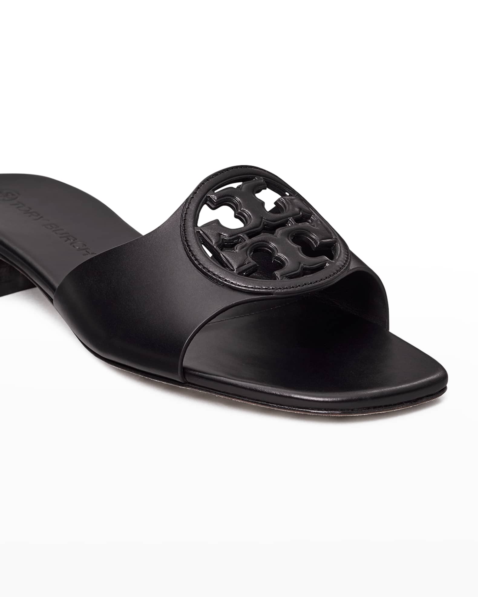 Tory Burch Bombe Miller Medallion Slide Sandals | Neiman Marcus