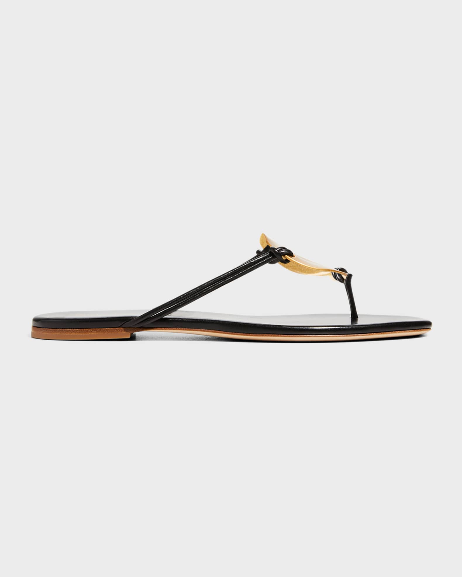Tory Burch Patos Disc Flat Thong Sandals | Neiman Marcus
