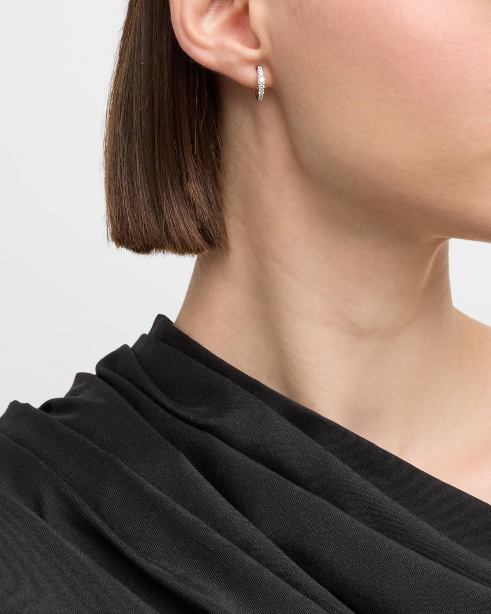 Flawless Graduating Huggie Earrings 1