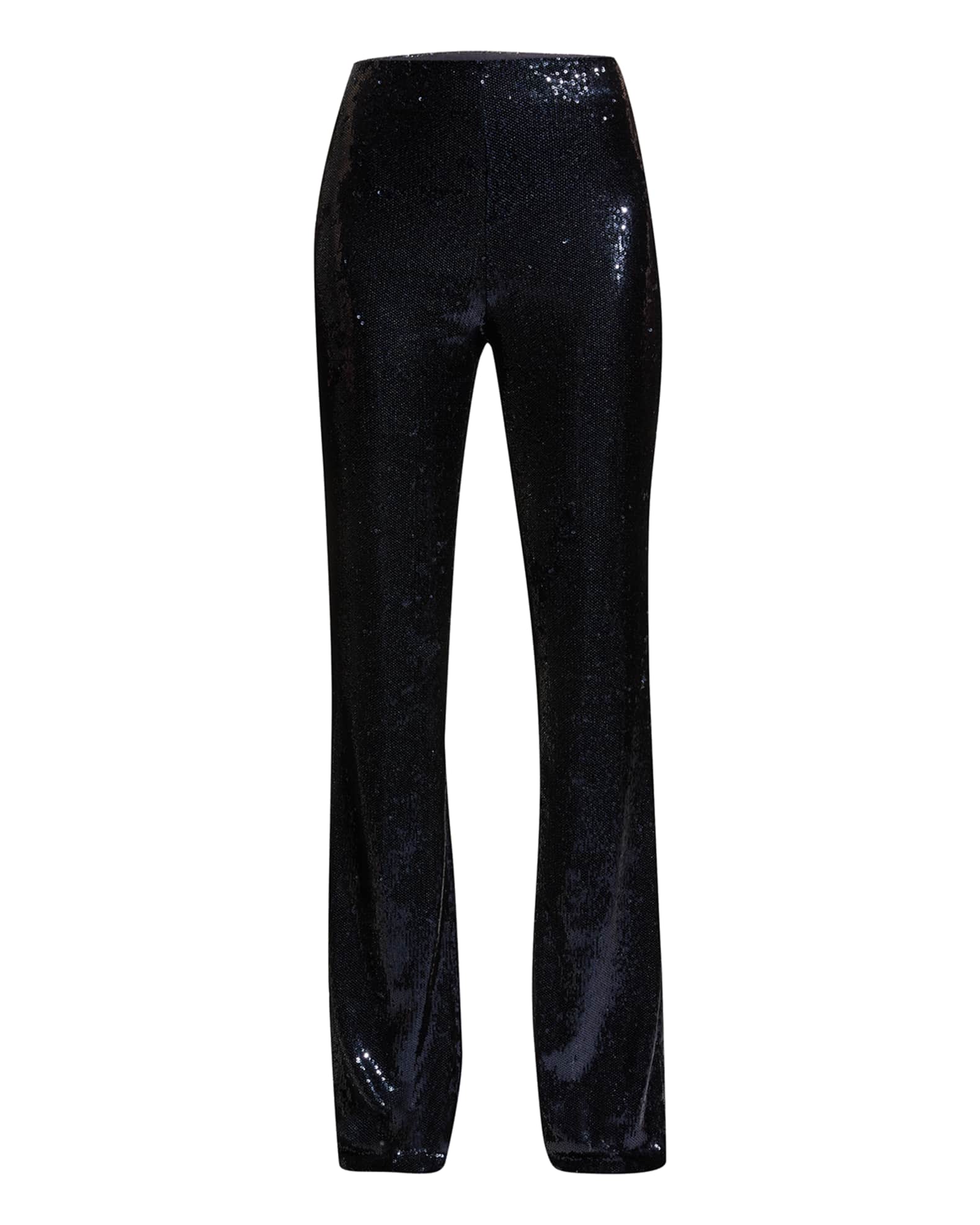 Halston Veronica High-Rise Sequin Pant | Neiman Marcus