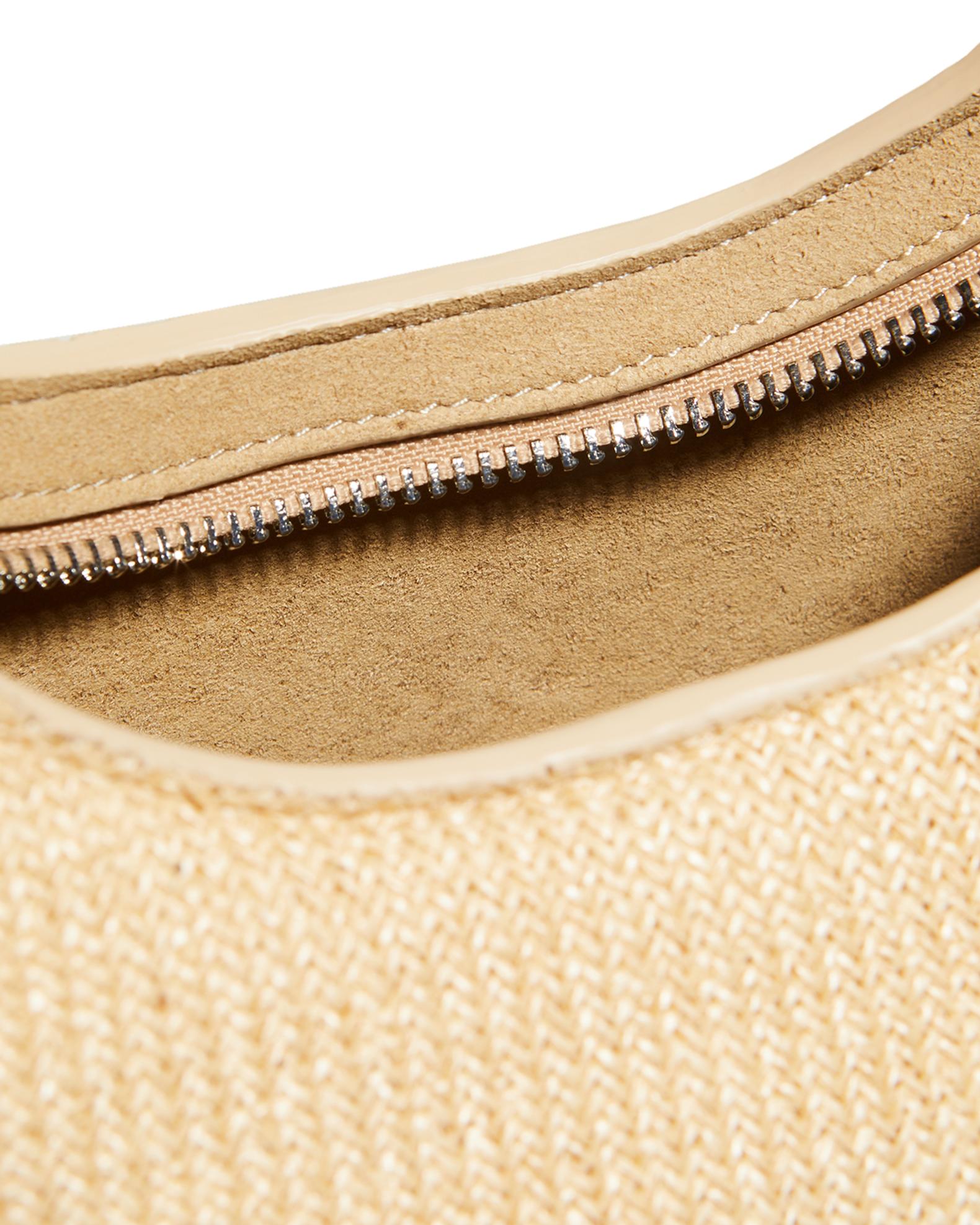 Carolina Santo Domingo Wave Layered Raffia Shoulder Bag | Neiman Marcus
