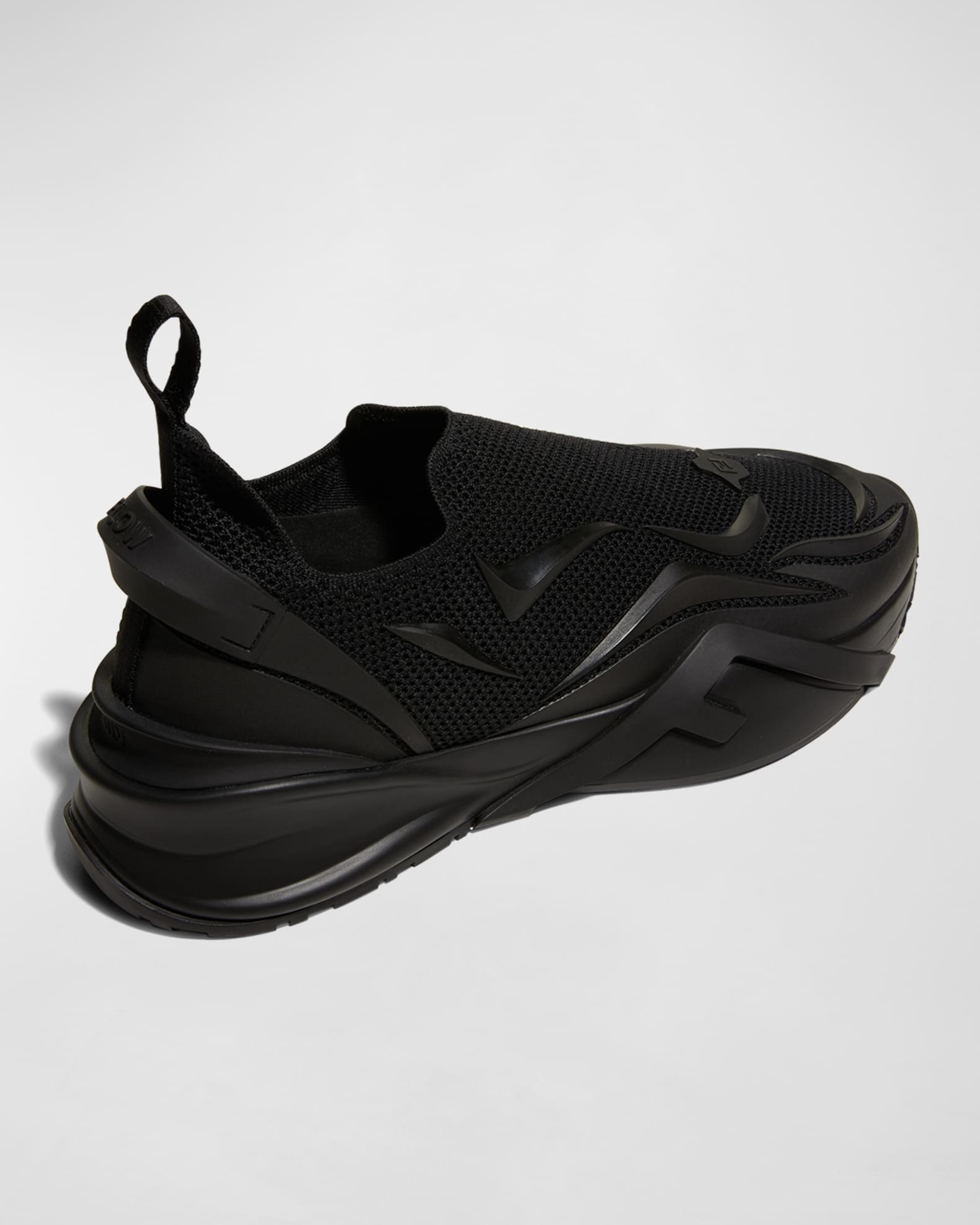 Fendi Men's Fendi Flow Tonal Knit Slip-On Running Sneakers | Neiman Marcus