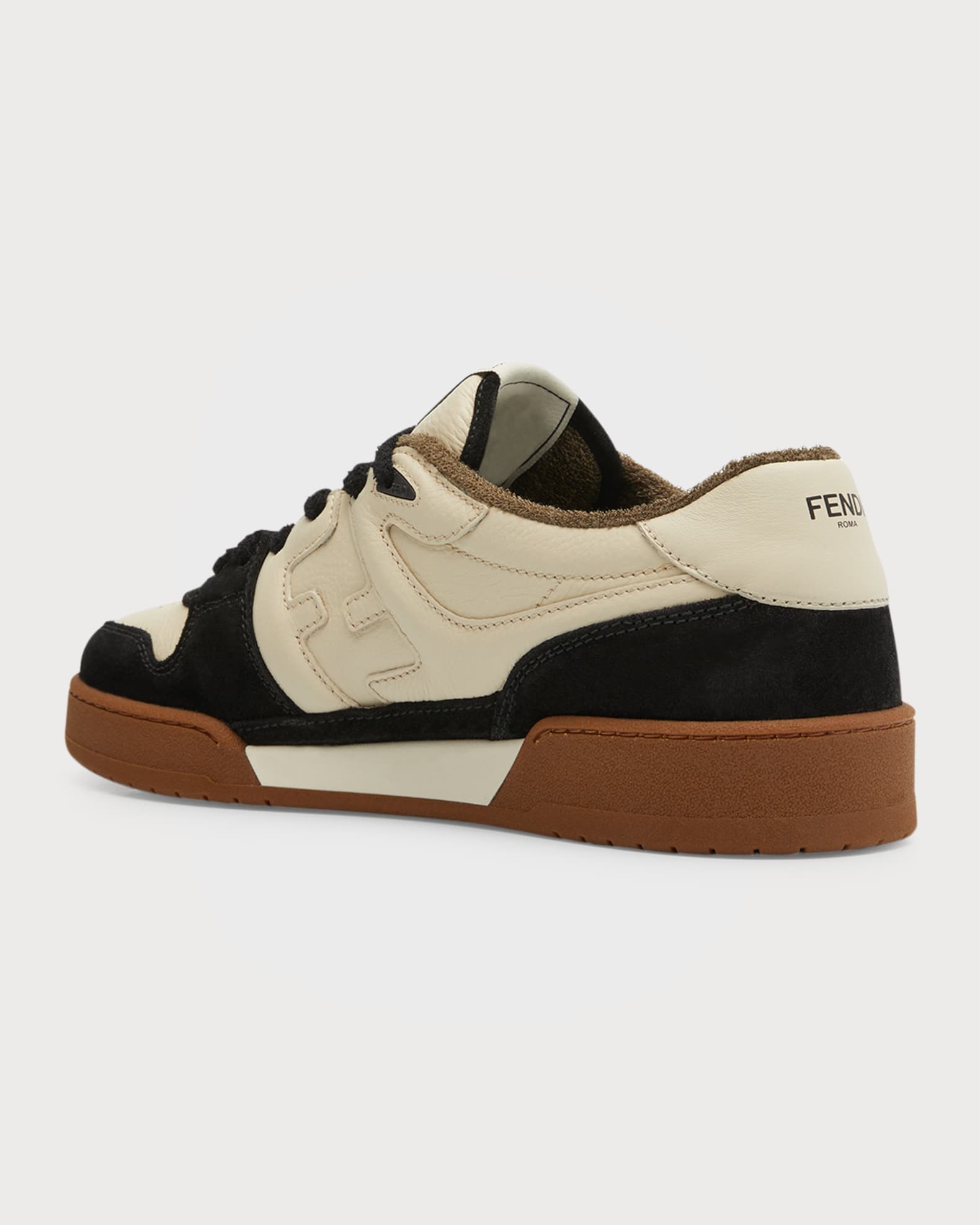コレクション DEEF Fendi Men's Match Leather FF-Logo Low-Top Sneakers | Neiman