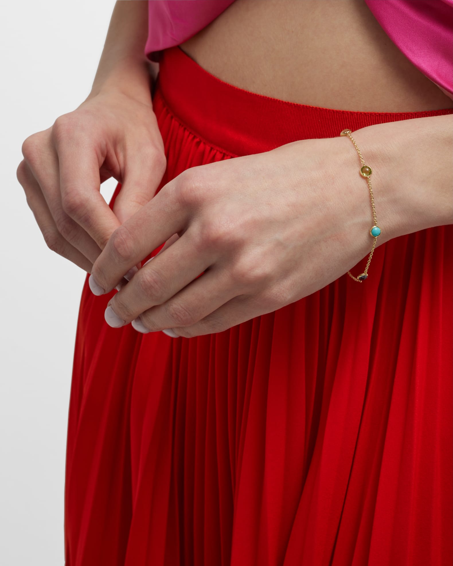 Lollipop Confetti Bracelet in 18K Gold 1