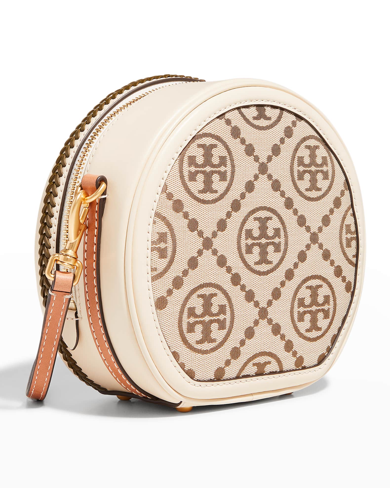 Tory Burch T Monogram Floral Moon Crossbody Bag Neiman Marcus