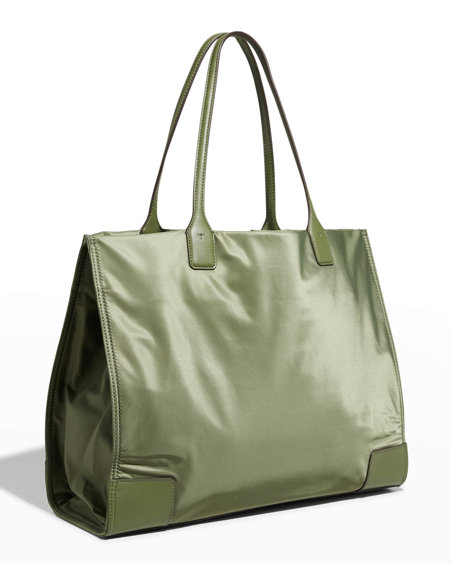 Tory Burch Ella Logo Recycled Nylon Tote Bag | Neiman Marcus