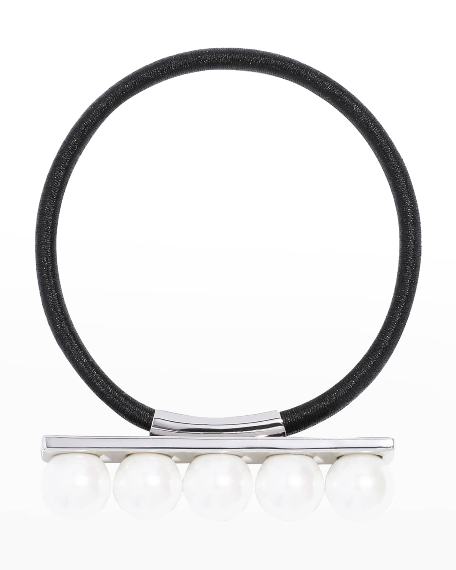 Pearly Bar Ponytail Holder 1