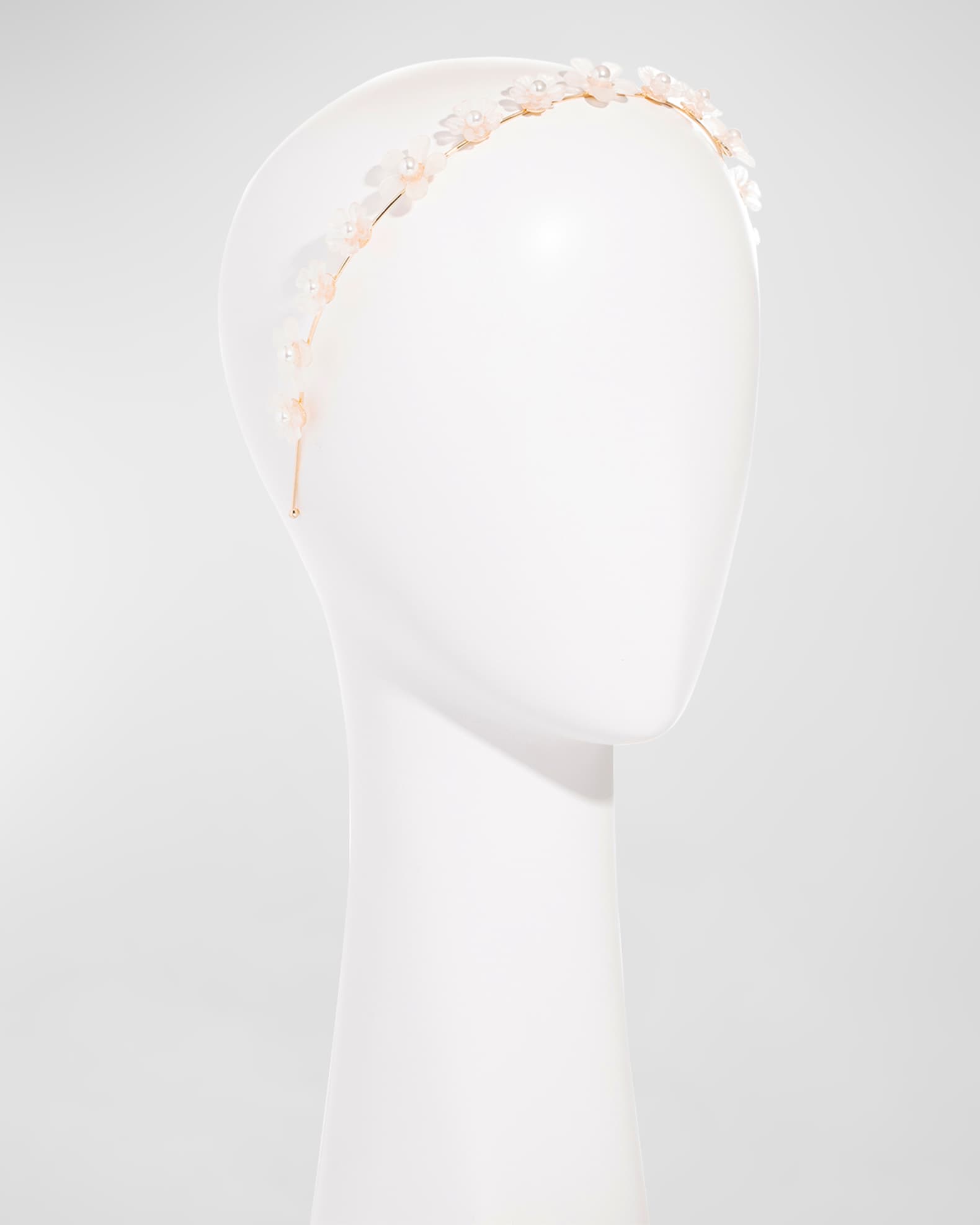 Summer Blooms Pearlescent Metal Headband  1