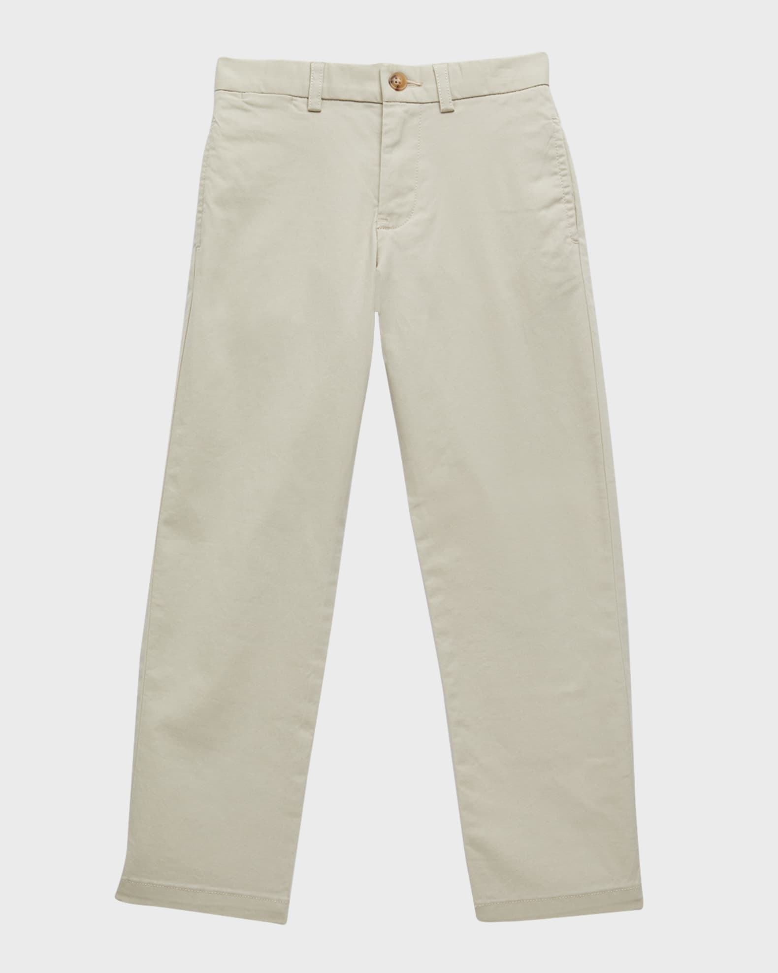Boy's Flat Front Chino Pants, Size 2T-7 0