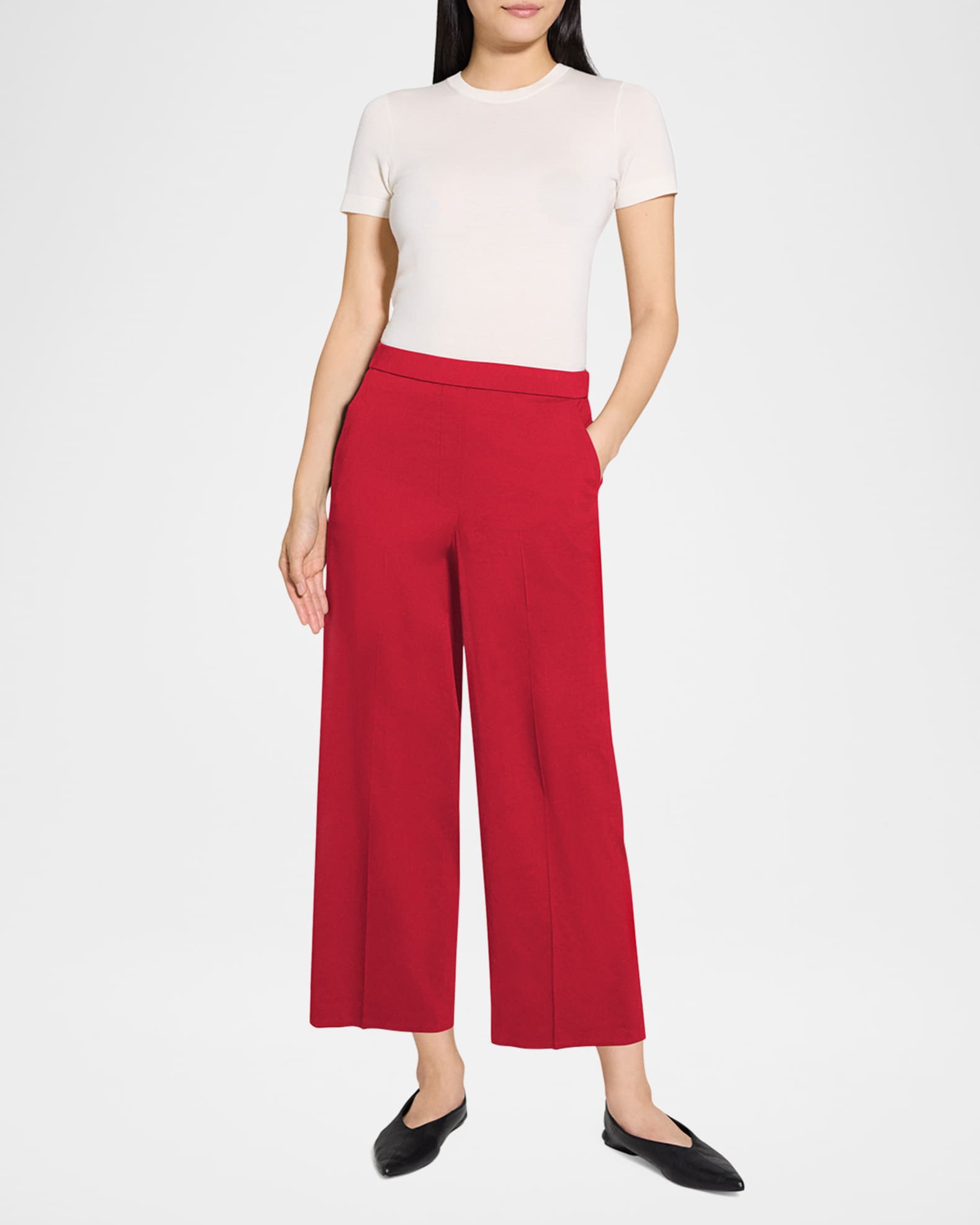 Terena Cropped Wide-Leg Pants 1