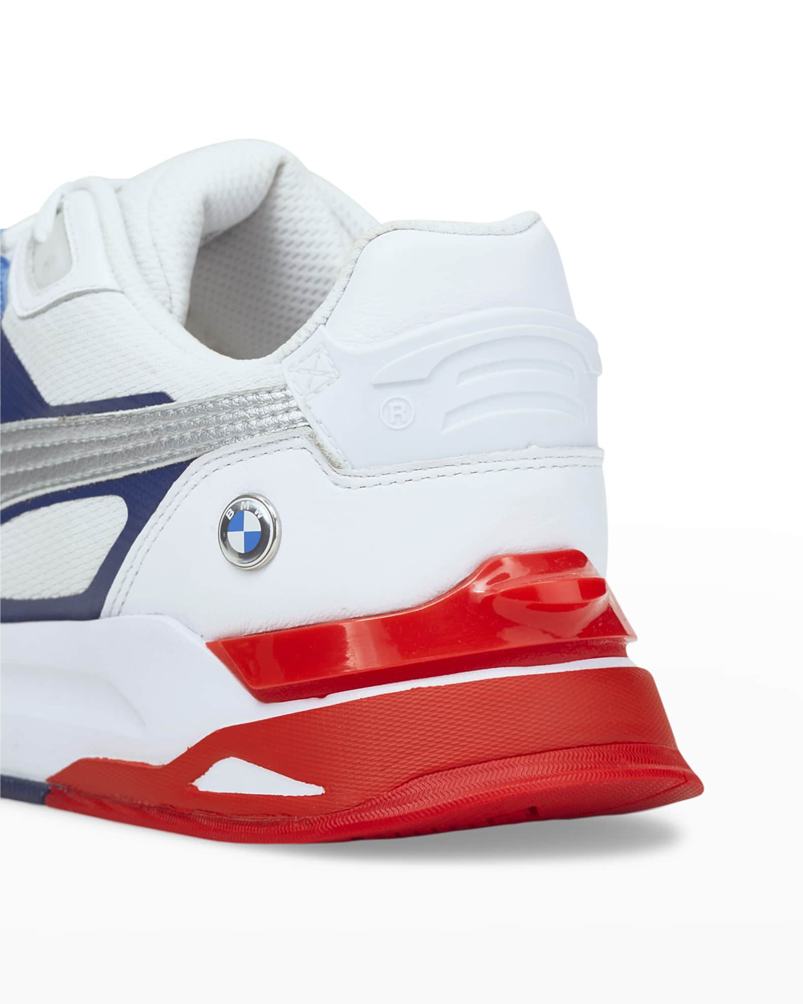 Puma x BMW M Motorsport Men's Mirage Sport Leather Sneakers | Neiman Marcus