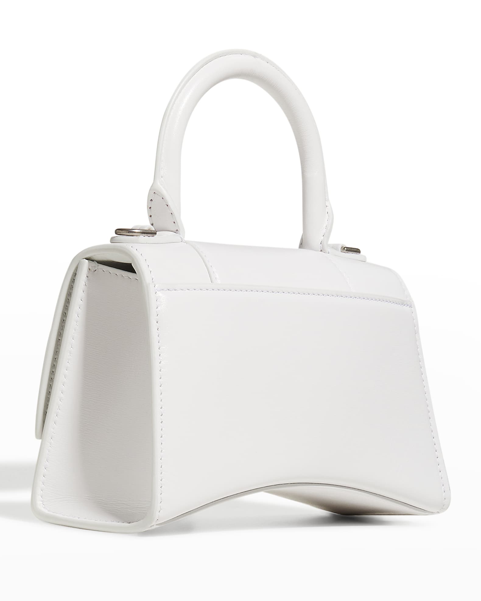 Balenciaga Hourglass XS Calf Leather Top-Handle Bag | Neiman Marcus