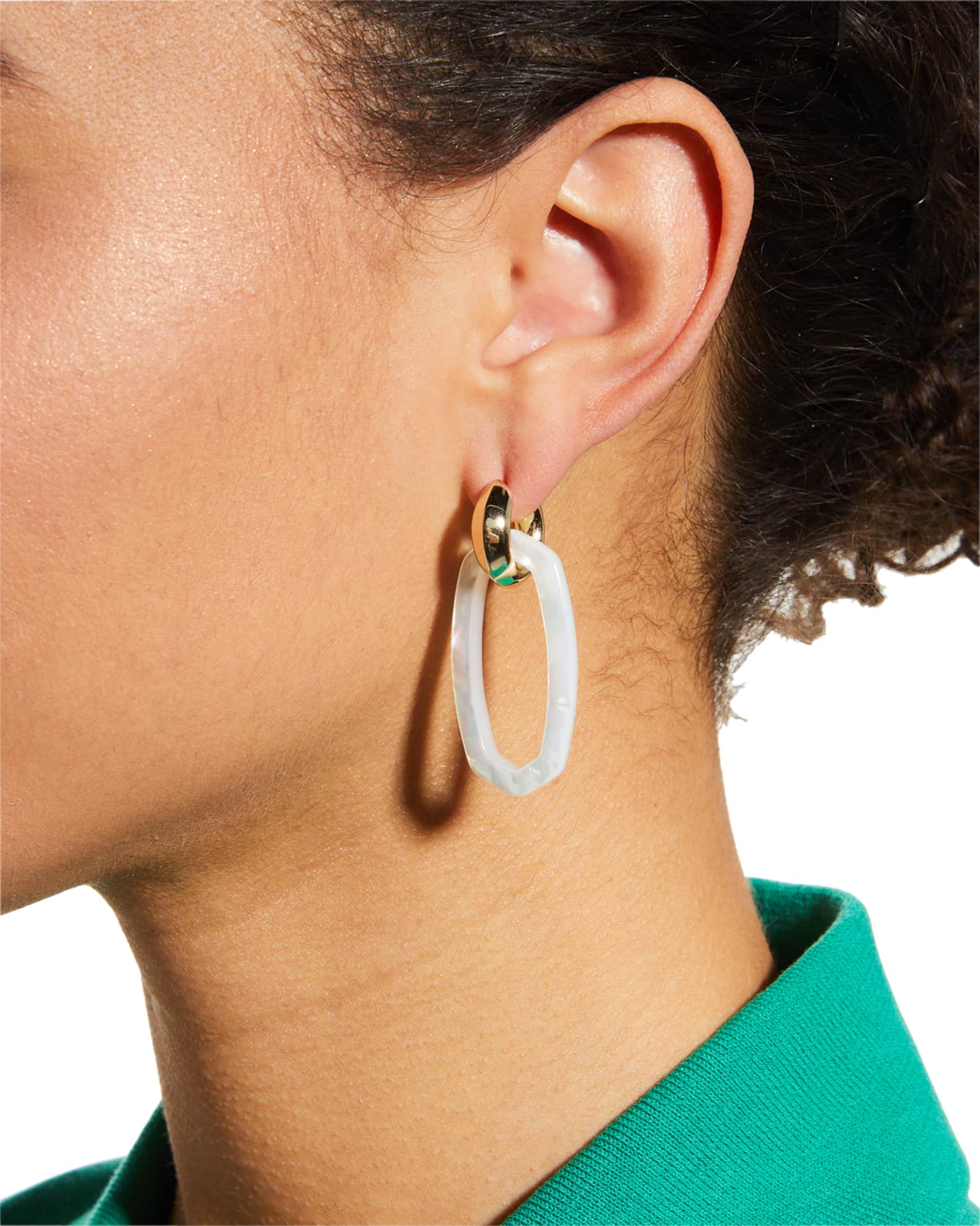 Kendra scott mother of pearl earrings clearance