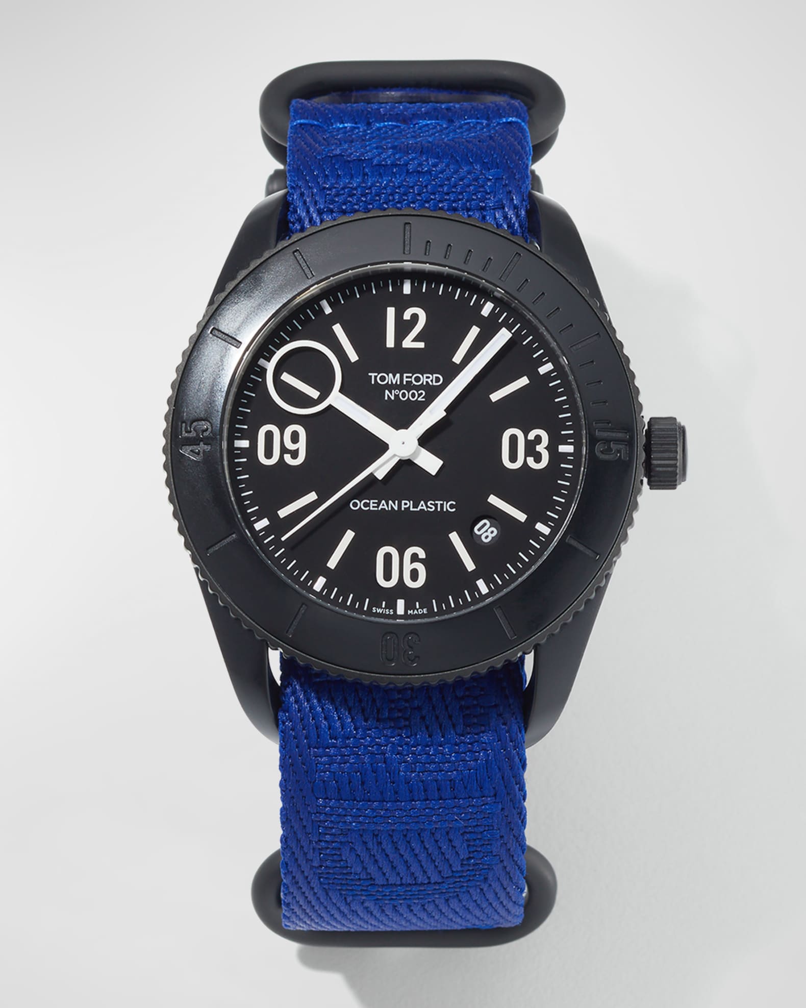マイクラ 人気アイテム TOM FORD TIMEPIECES Men's TOM FORD N.002 Watch, Ocean アナログ（手巻き）