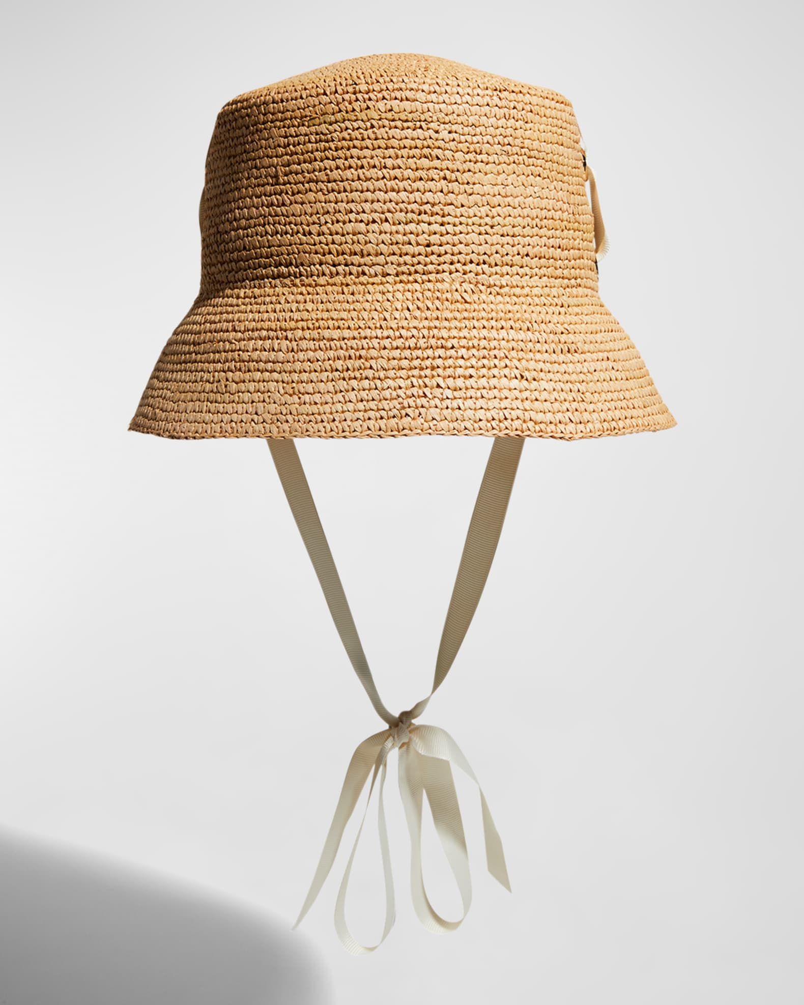 Sensi Studio Crochet Ribbon Bucket Hat | Neiman Marcus