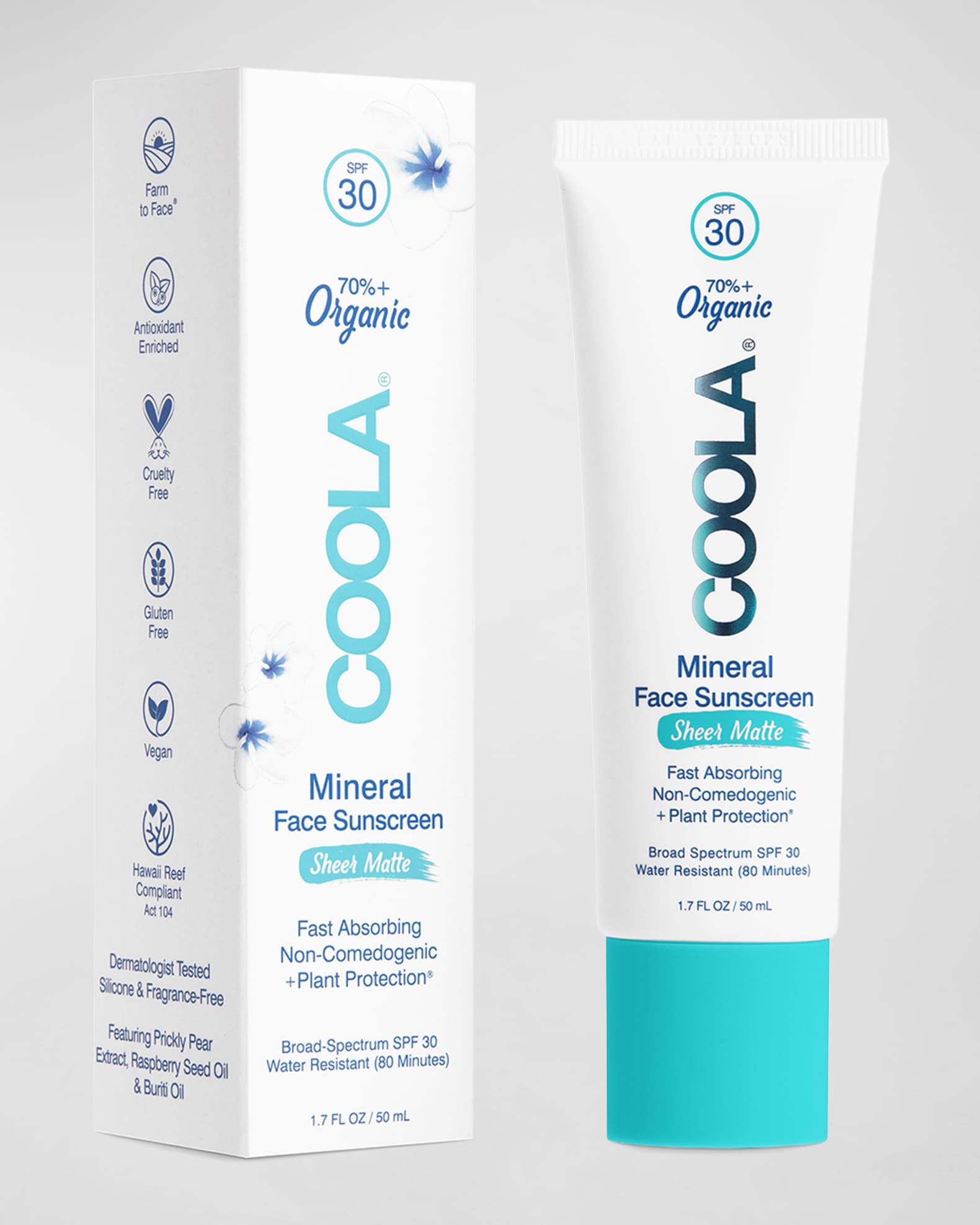 COOLA 1.7 oz. Mineral Face Lotion Sheer Matte SPF 30