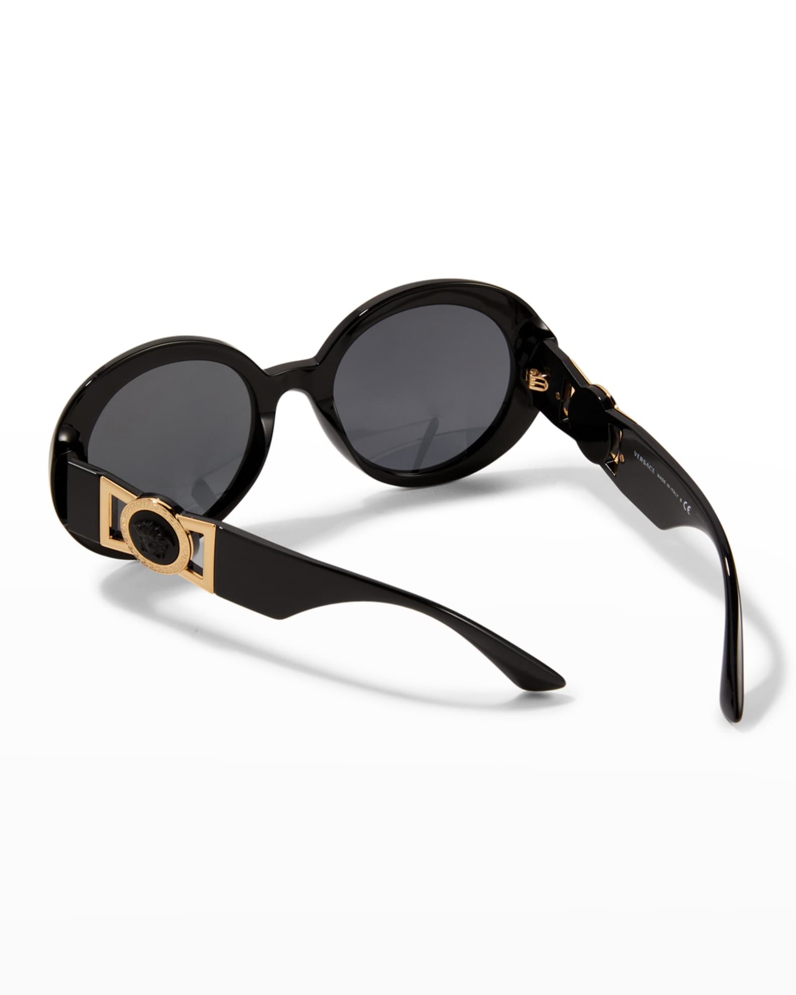 versace medusa round sunglasses