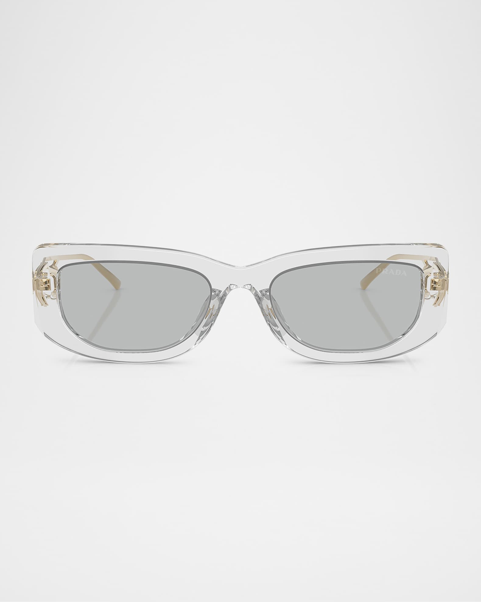 送料無料 いつまで Triangle Prada Logo Sunglasses Metal & Acetate Rectangle 小物