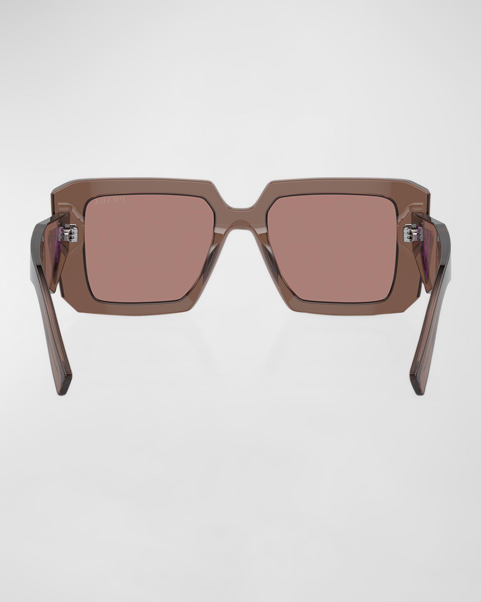 Prada Square Acetate Sunglasses | Neiman Marcus