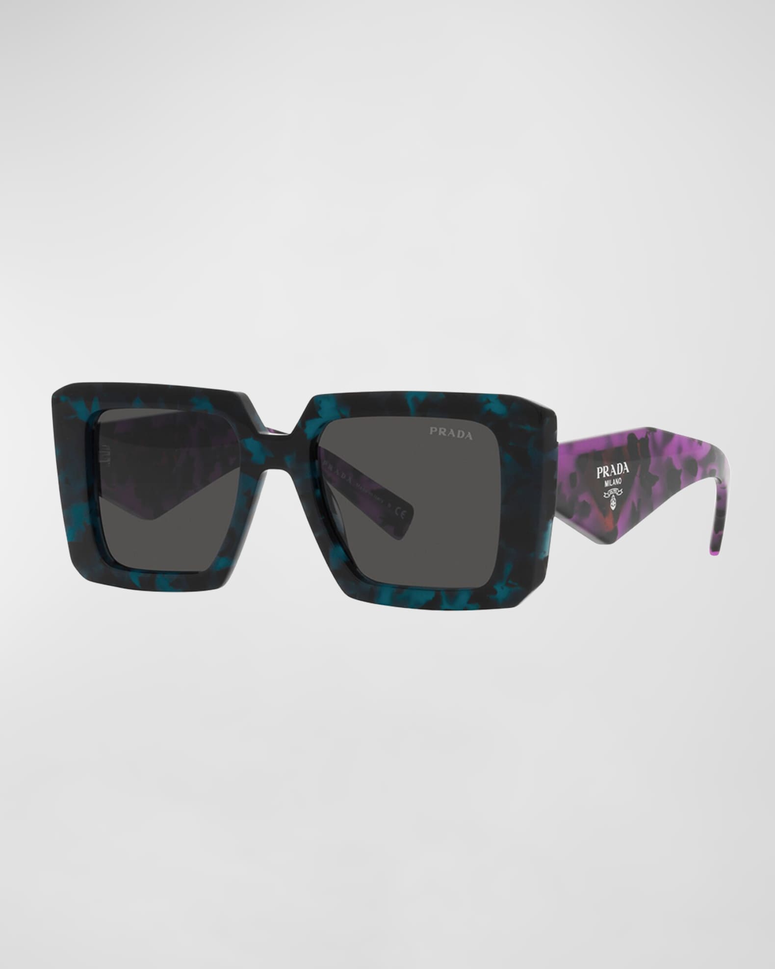 Prada Square Sunglasses Bordeaux OU-MFN5-E4NE