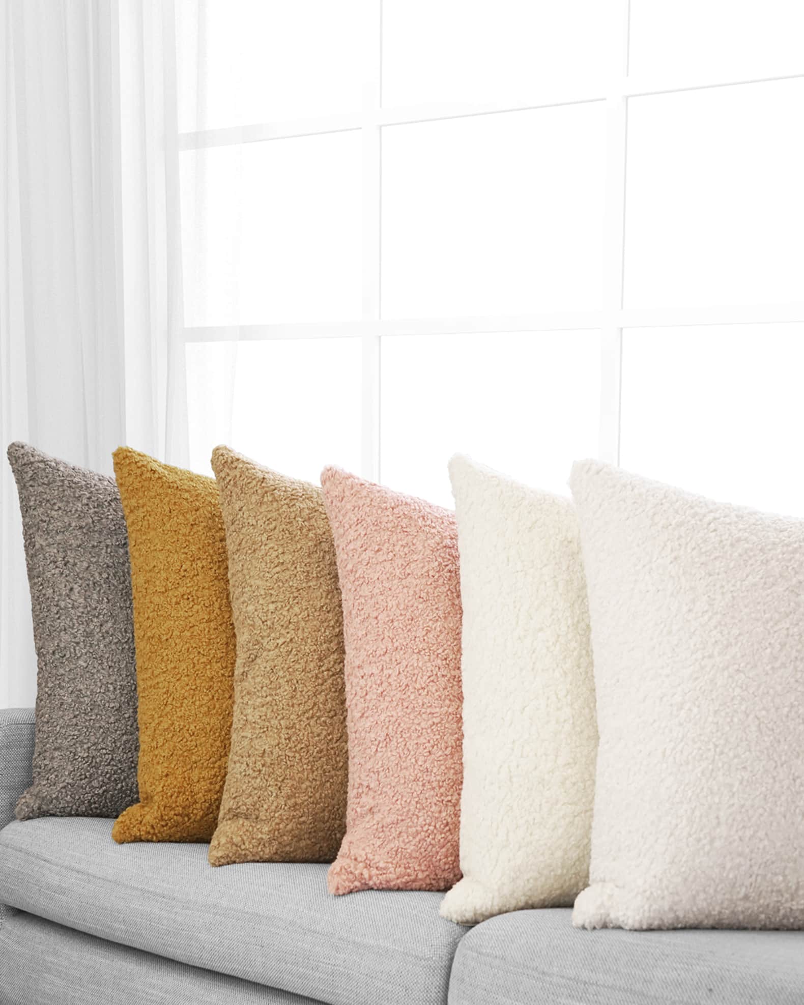 Poodle Decorative Pillow, 24"Sq. 1