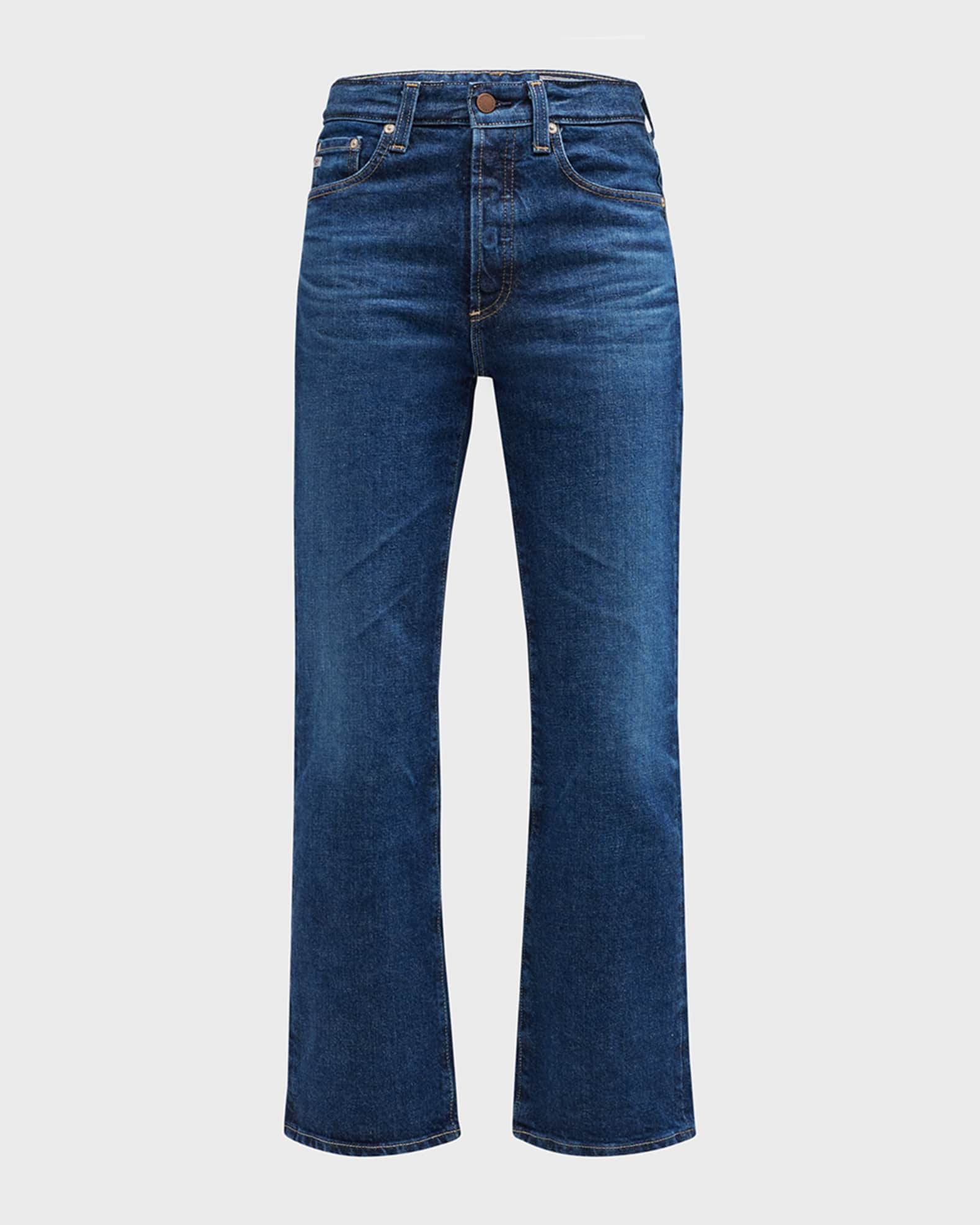 AG Adriano Goldschmied Kinsley Cropped Comfort Stretch Boyfriend Jeans