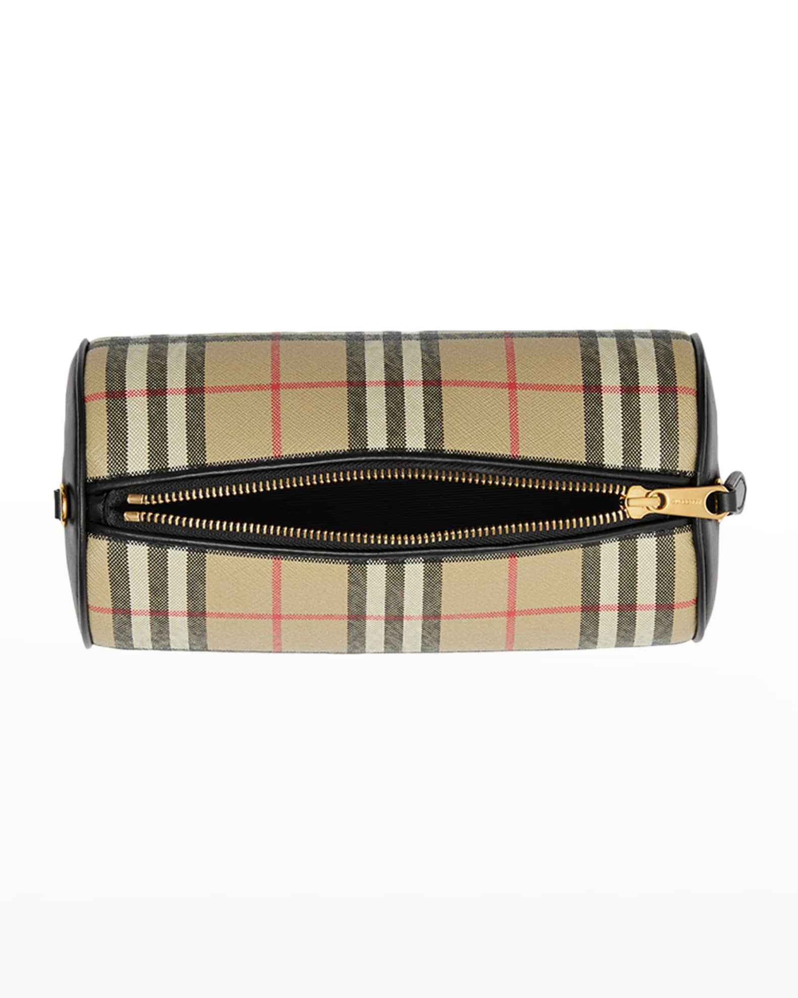 Burberry Vintage Check Barrel Shoulder Bag | Neiman Marcus