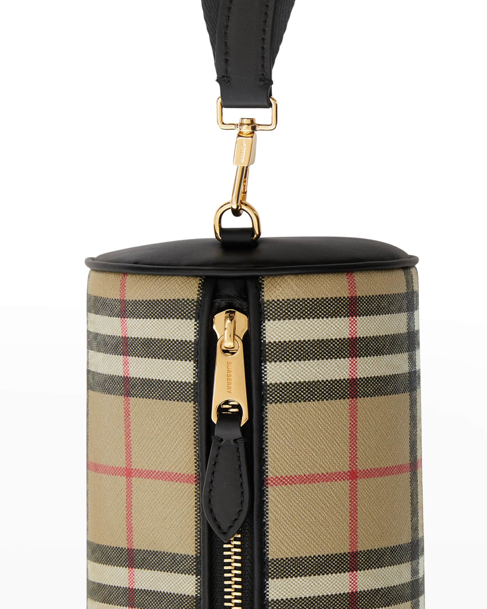 Burberry Vintage Check Barrel Shoulder Bag | Neiman Marcus
