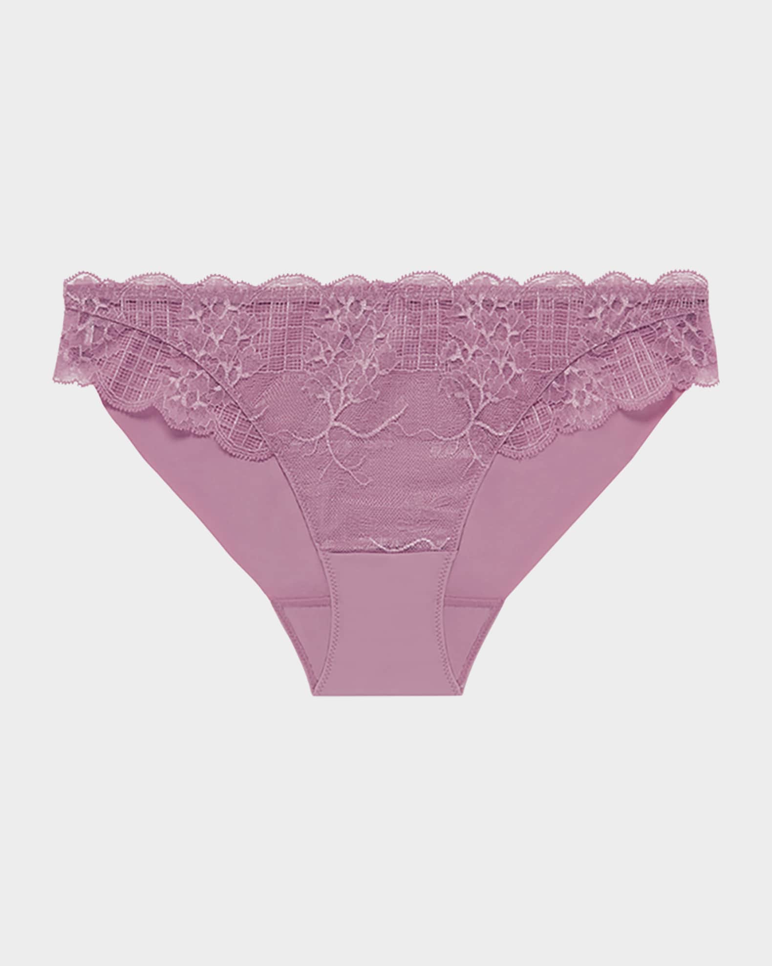 Reve Scalloped Lace Bikini Brief 0