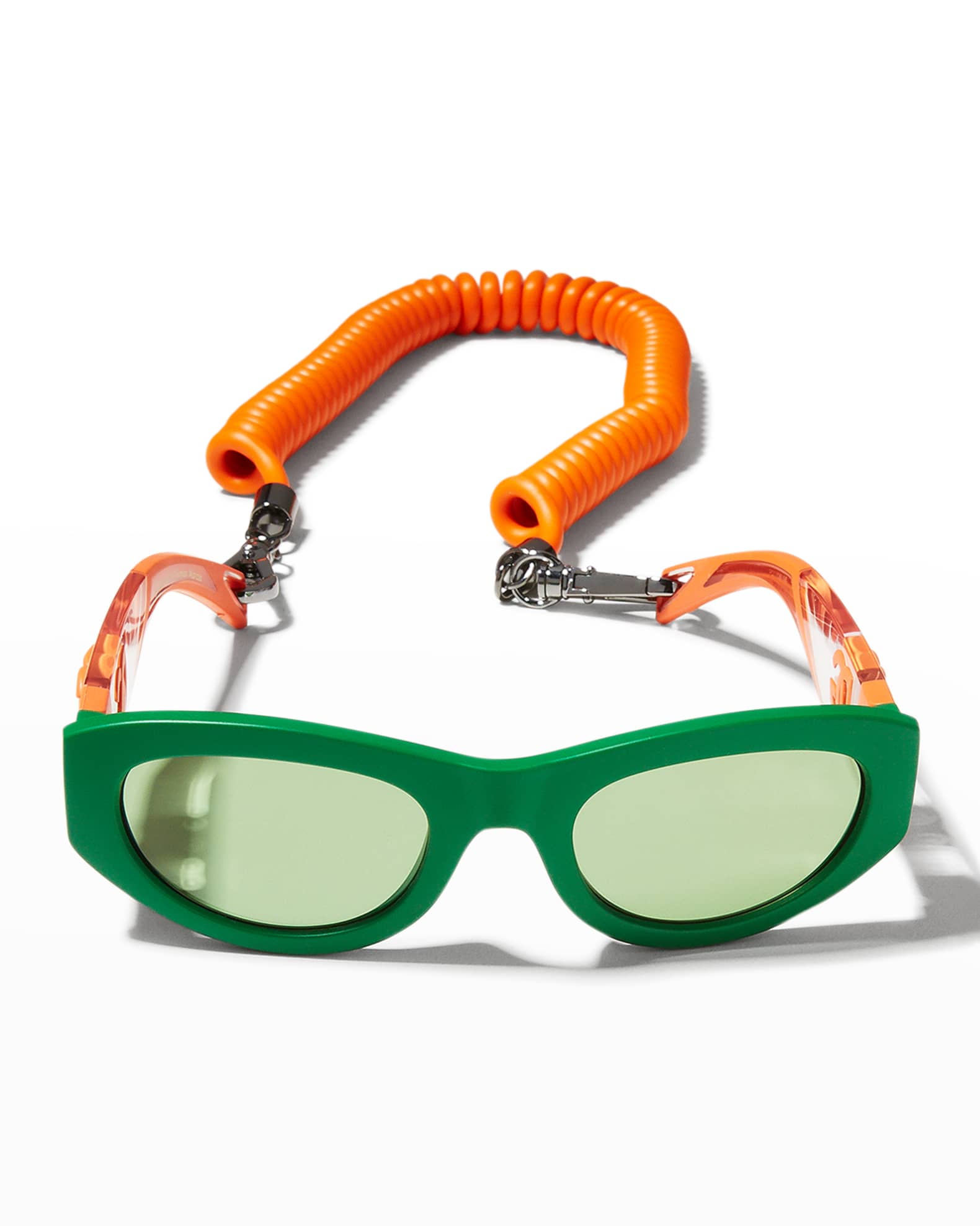 Dolce&Gabbana Men's DGLogo Sunglasses w/ Detachable Strap Neiman Marcus