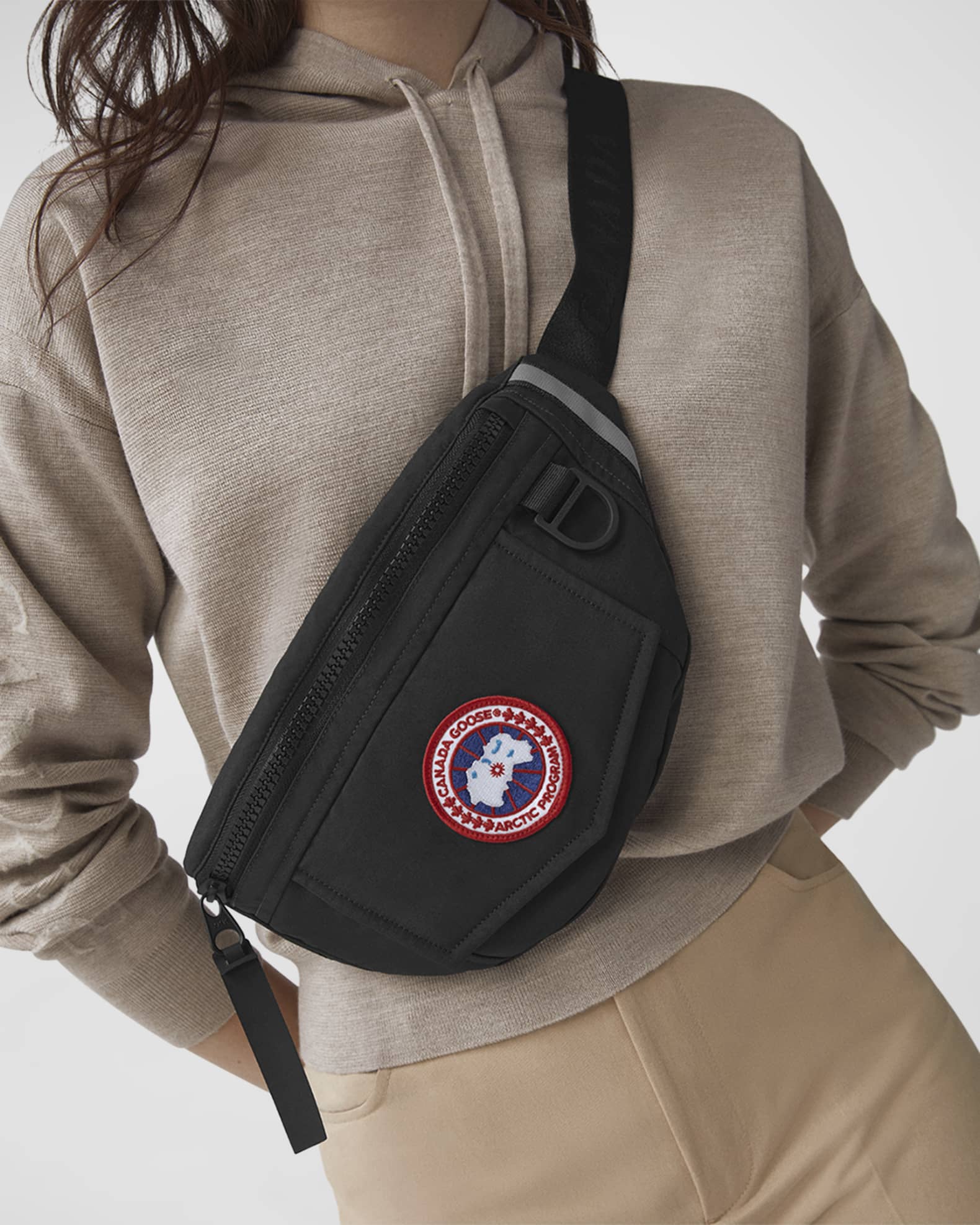 Canada Goose Logo Front and Back Belt Bag Neiman Marcus
