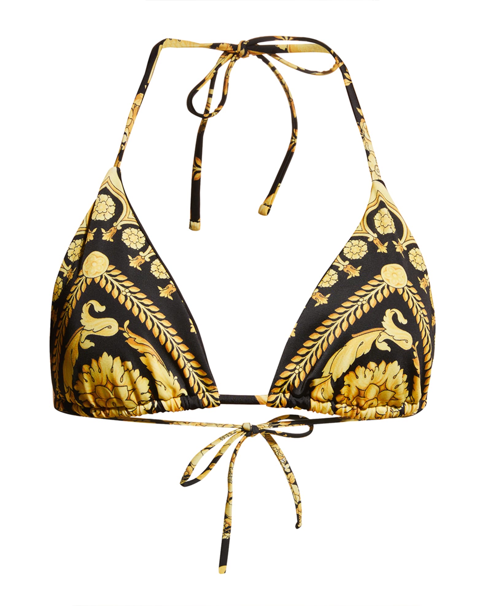 Bikinis Versace - Monogram-jacquard triangle bikini top -  10014061A061981PK30