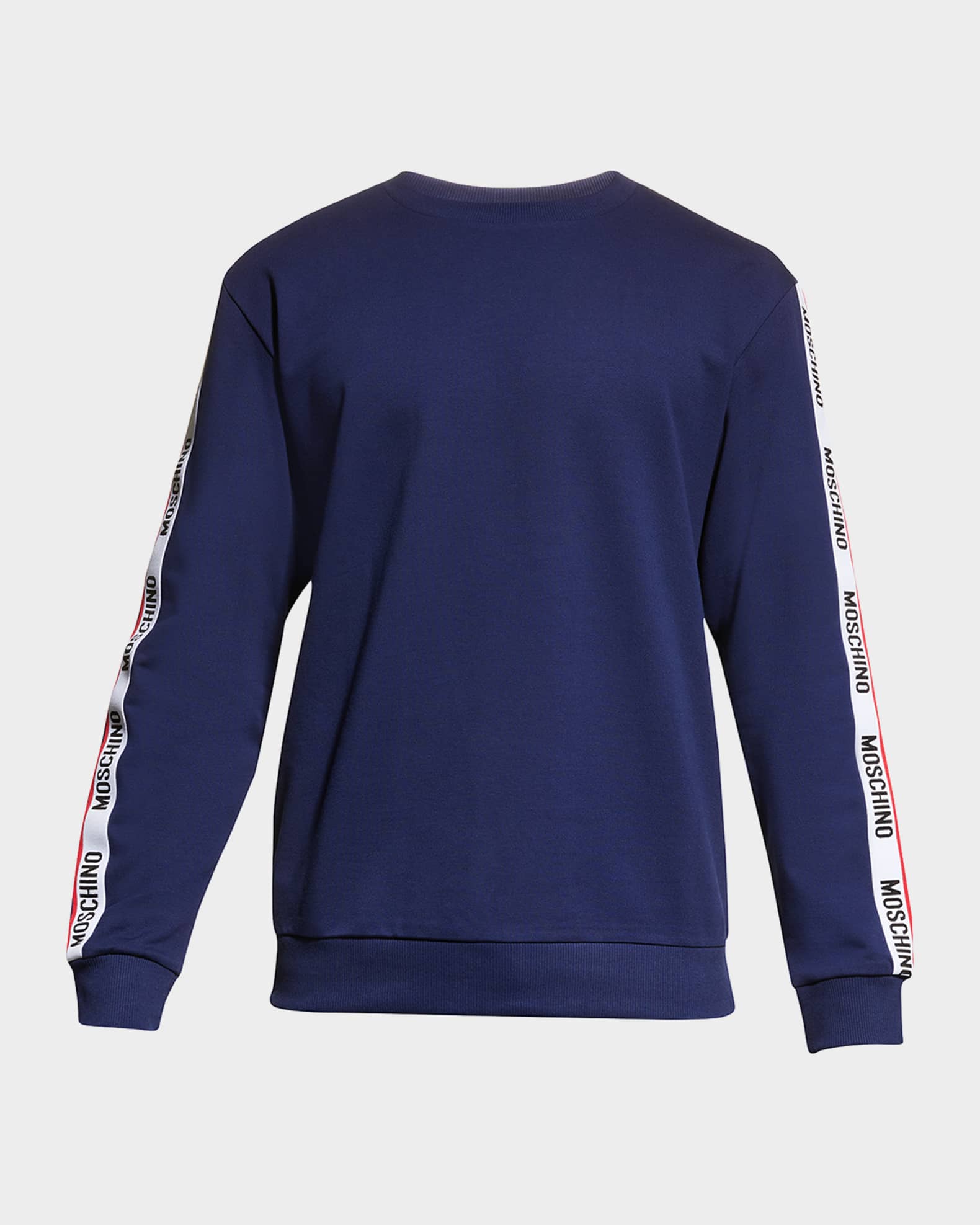 Men's Logo-Tape Crew Sweatshirt 0