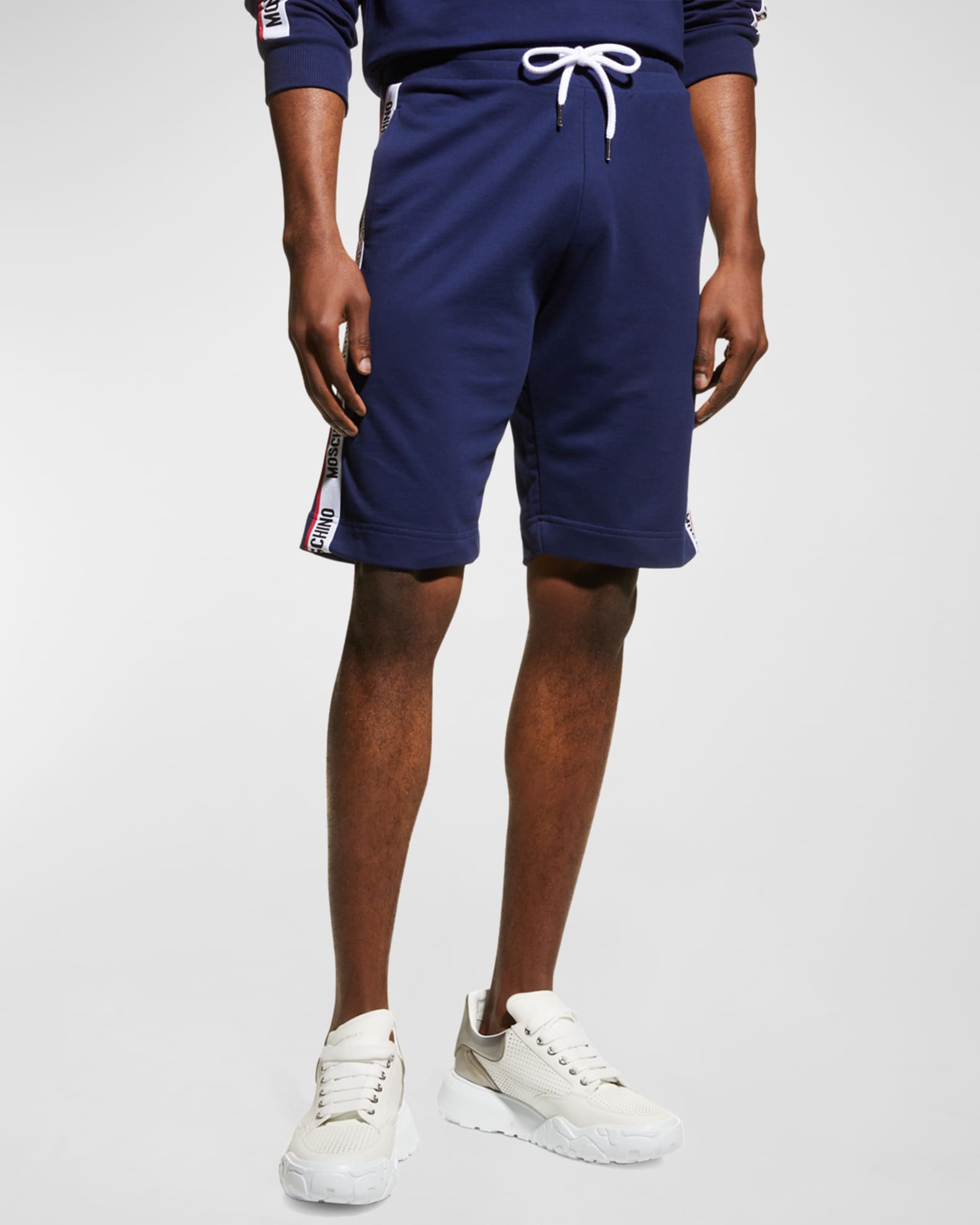 Men's Logo-Tape Sweat Shorts 1