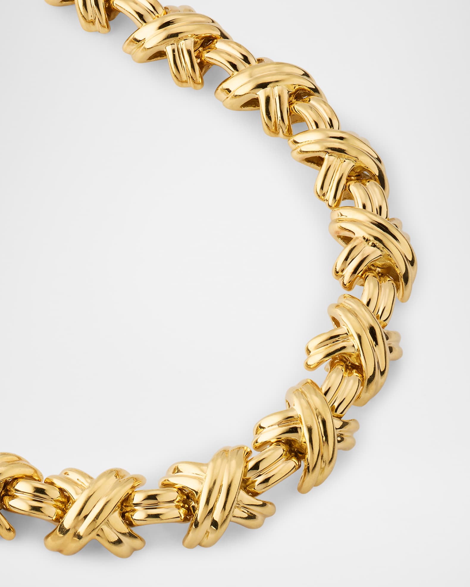 NM Estate Estate Tiffany & Co. 18K Yellow Gold X Necklace | Neiman