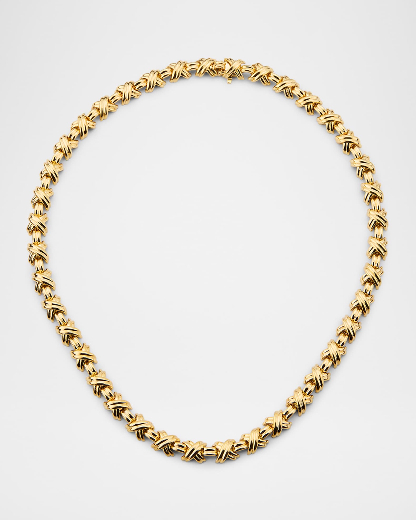 NM Estate Estate Tiffany & Co. 18K Yellow Gold X Necklace | Neiman