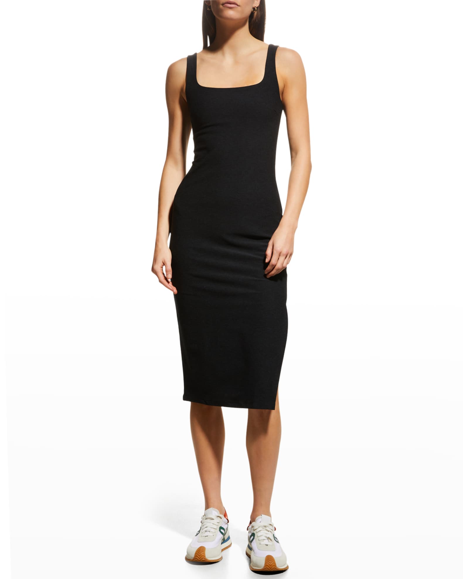 Icon Spacedye Side-Slit Midi Dress 1
