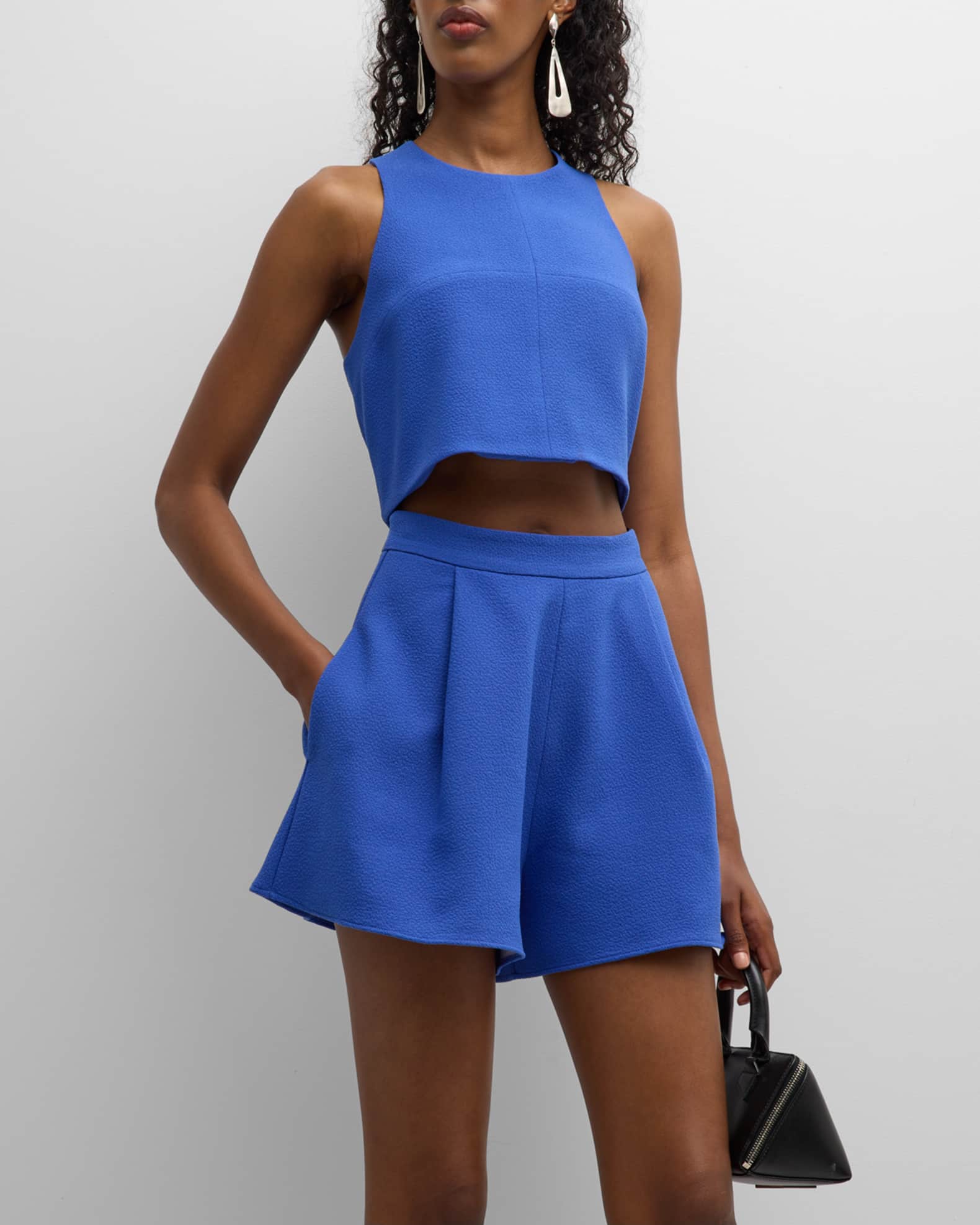 Black Halo Sanibel Two Piece Romper Neiman Marcus